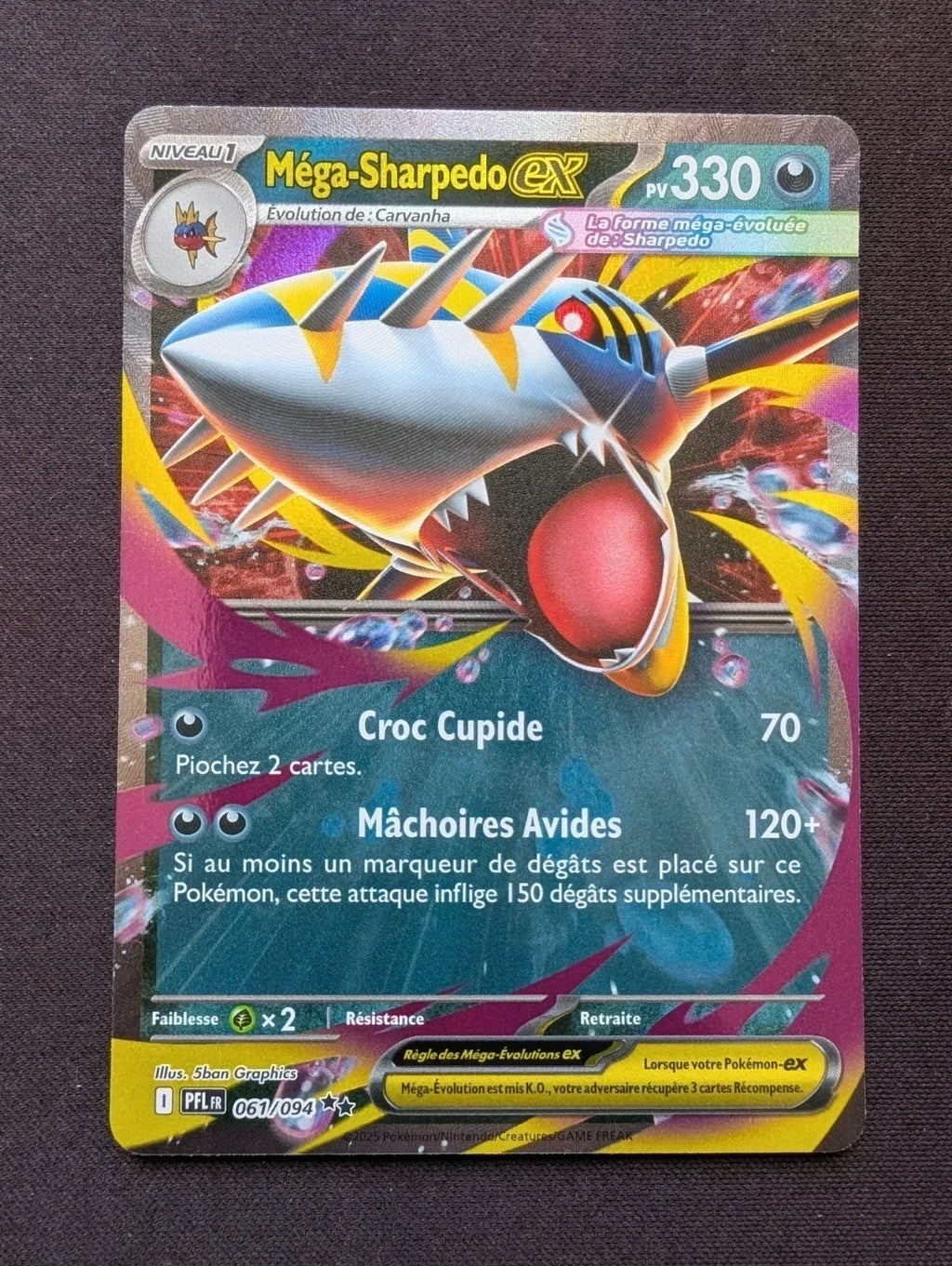 Méga-Sharpedo ex 061/094 PFL #CL-A145
