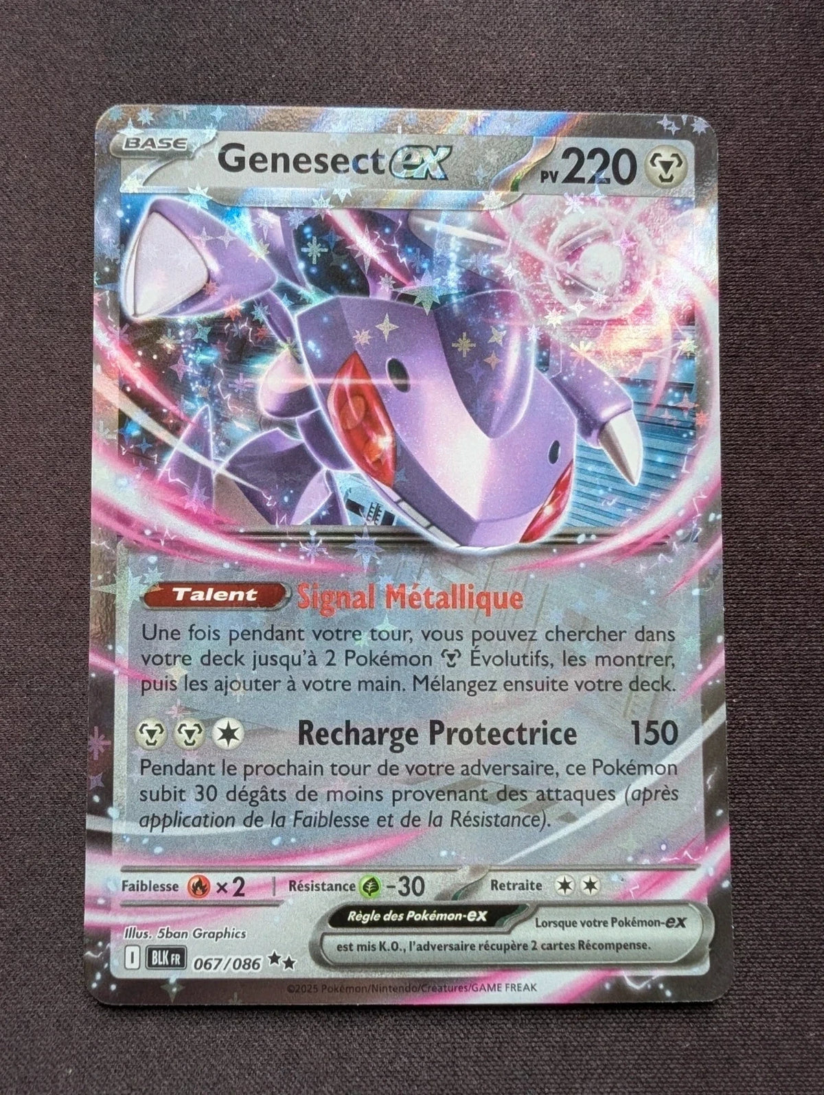 Genesect ex 067/086 BLK #CL-90