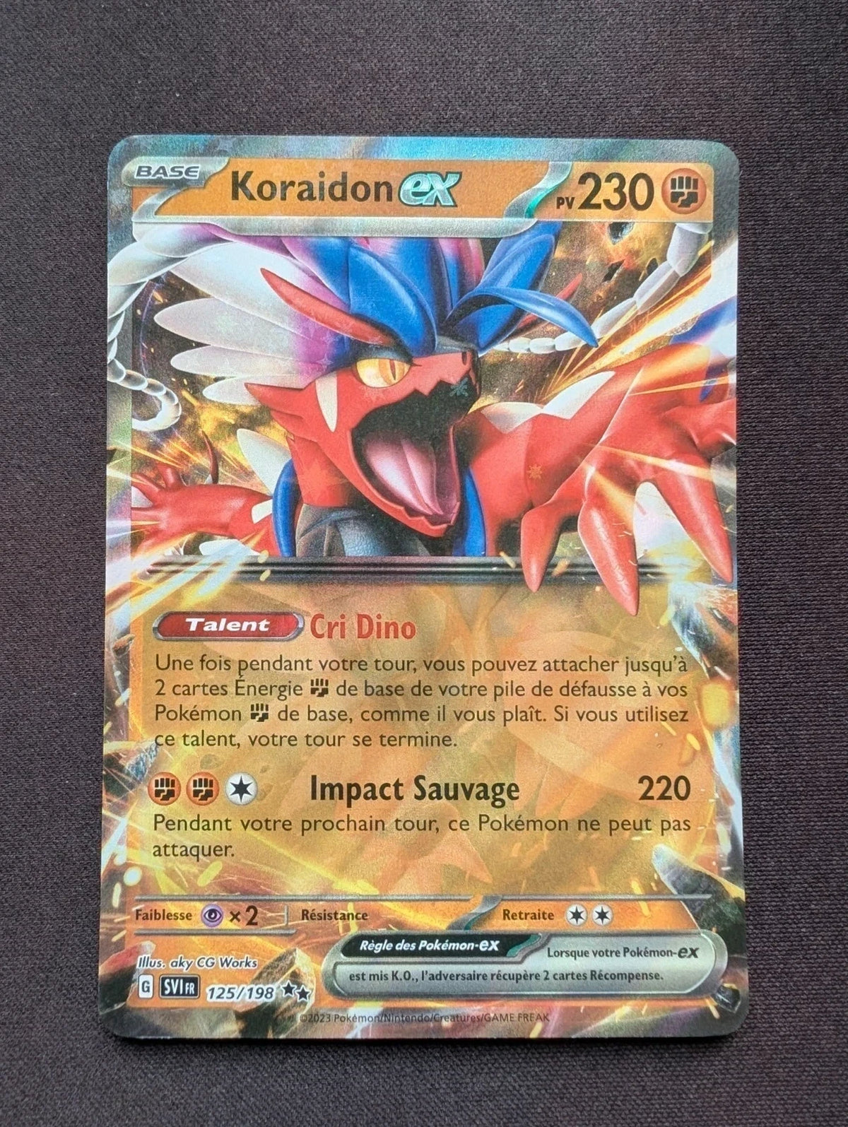 Koraidon ex 125/198 SVI #CL-87