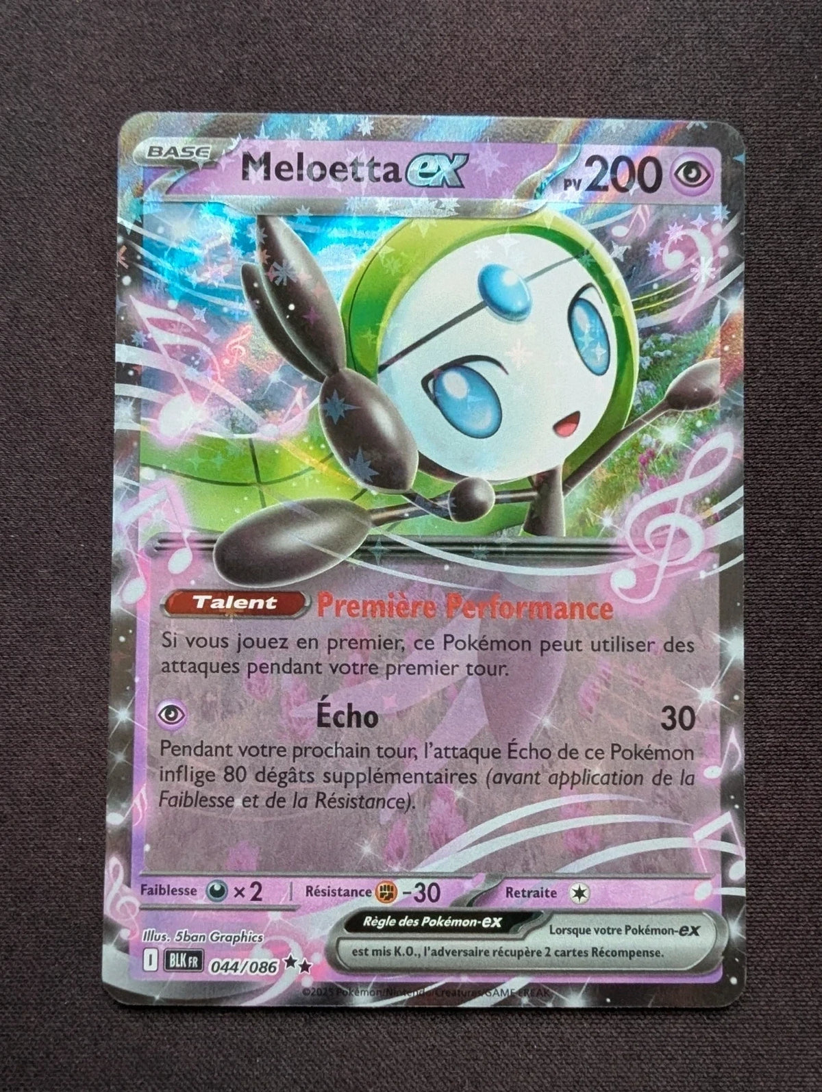 Meloetta ex 044/086 BLK #CL-80