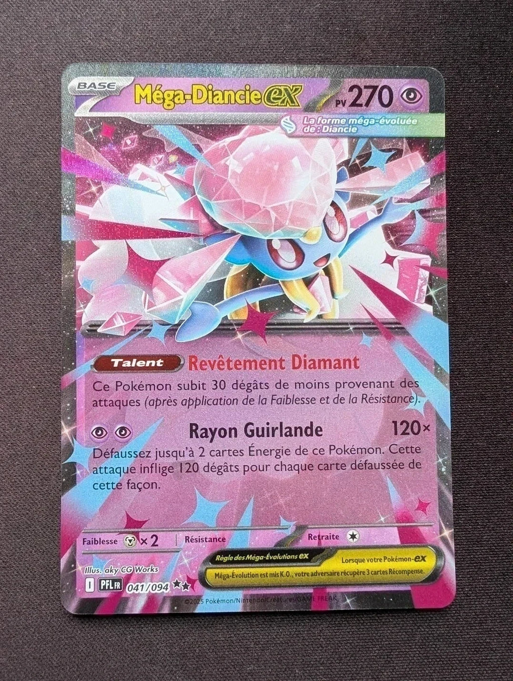 Méga-Diancie ex 041/094 PFL #CL-80