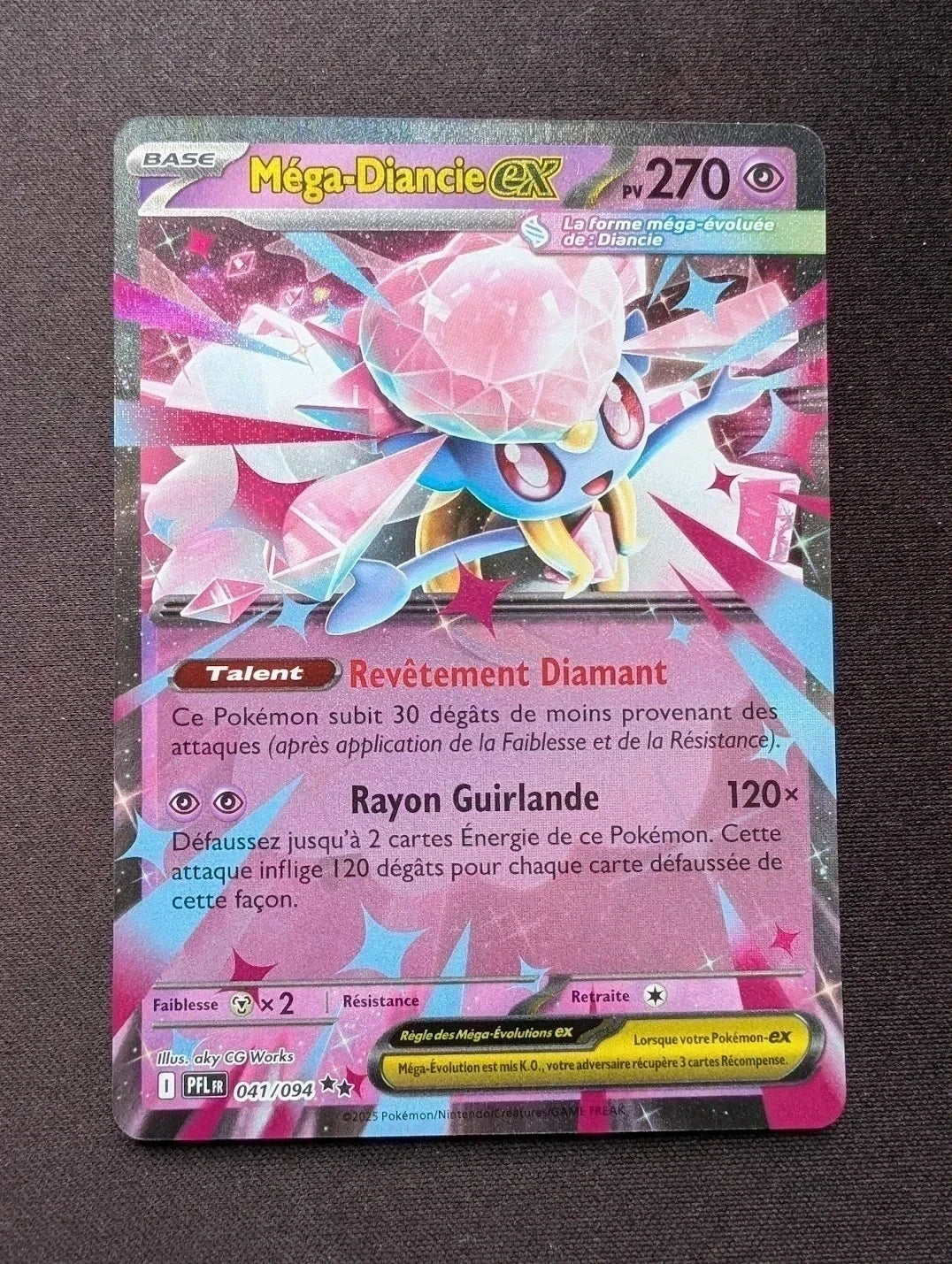Méga-Diancie ex 041/094 PFL #CL-80