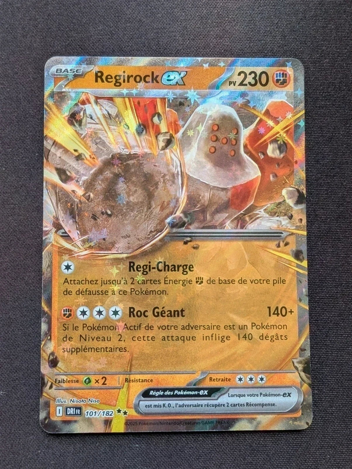 Regirock ex 101/182 DRI #CL-209