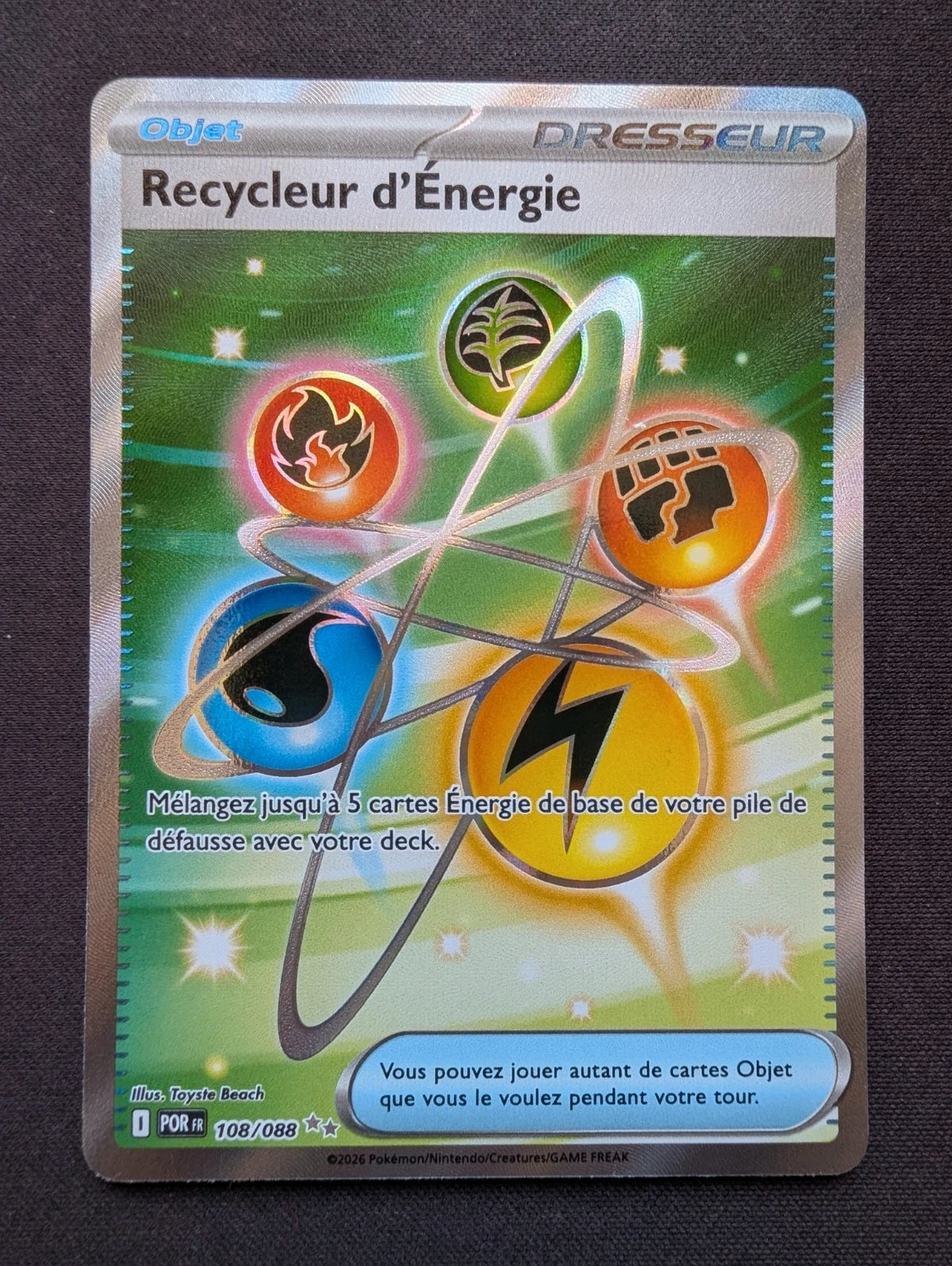 Recycleur d'Énergie dresseur 108/088 POR #CL-294