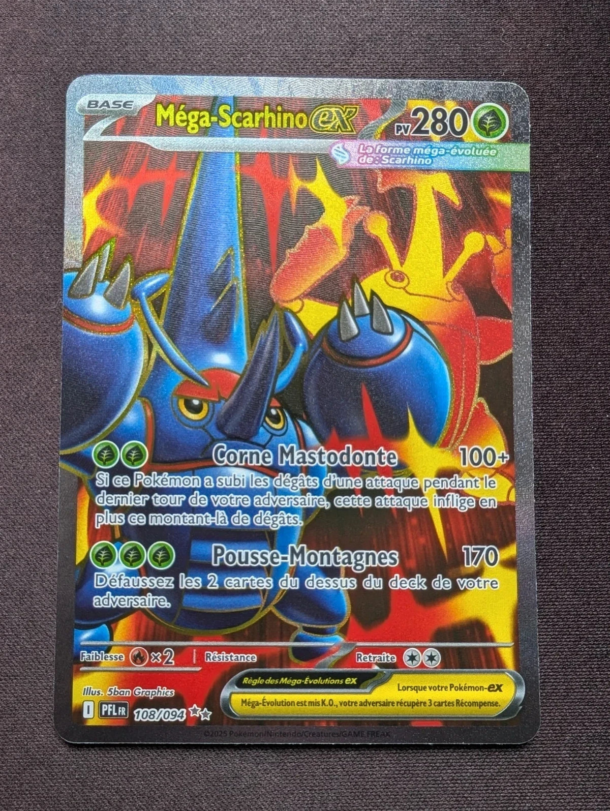 Méga-Scarhino ex 108/094 PFL #CL-A27