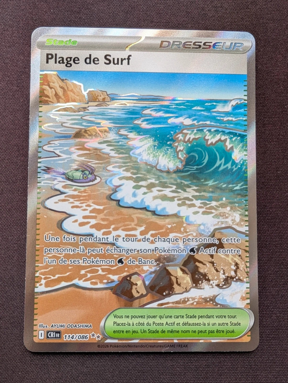 Plage de Surf dresseur 114/086 CRI #CL-A39