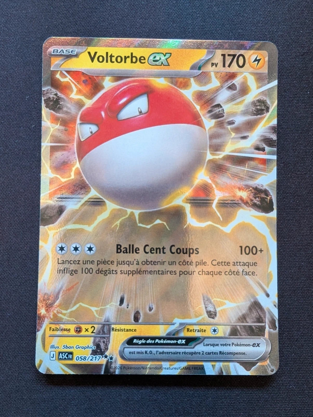 Voltorbe Ex 058/217 ASC #CL-75