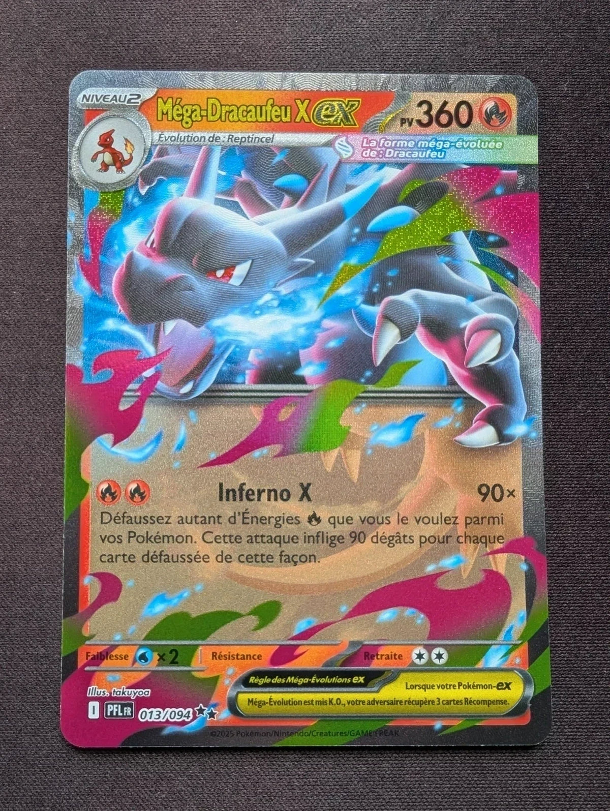 Méga-Dracaufeu X ex 013/094 PFL #CL-93