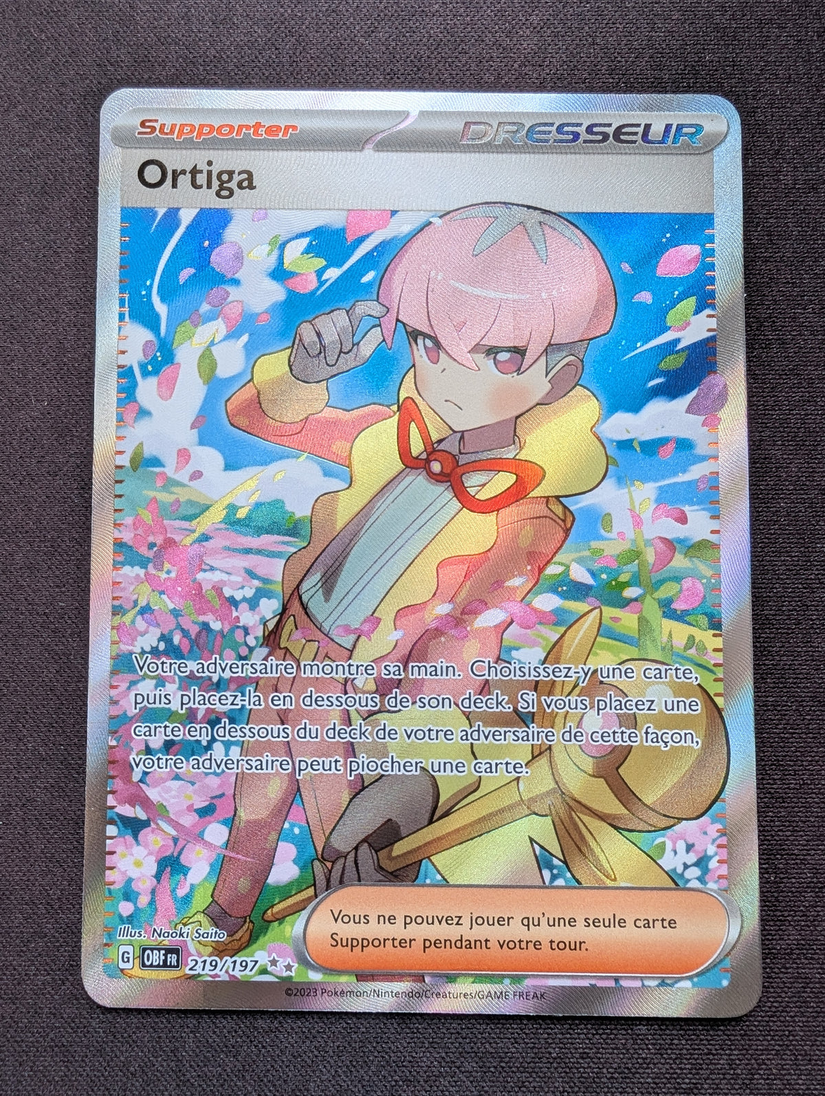 Ortiga dresseur 219/197 OBF #CL-A145