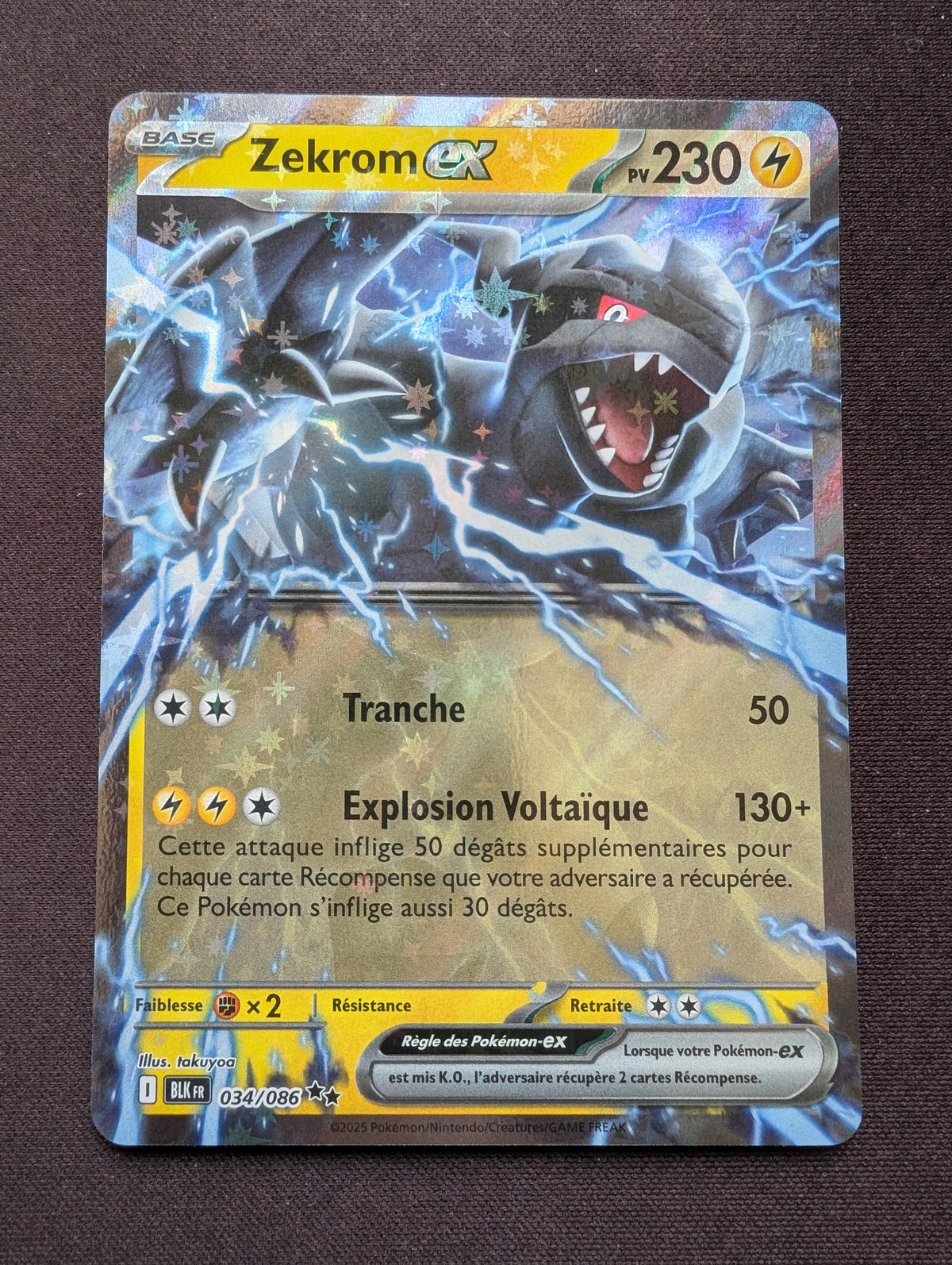 Zekrom ex 034/086 BLK #CL-294