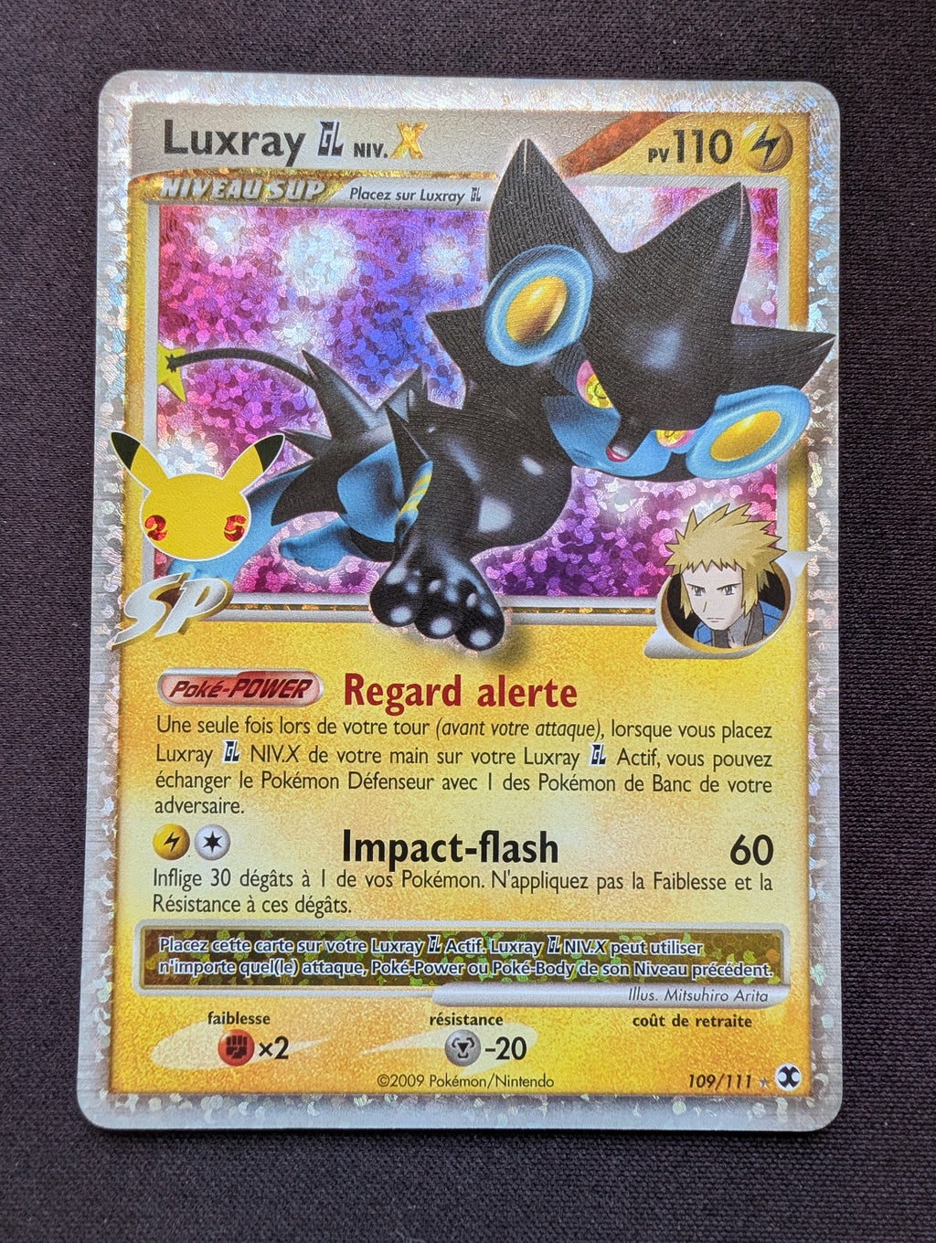 Luxray GL Niv.X STAMP 109/111 #CL-100