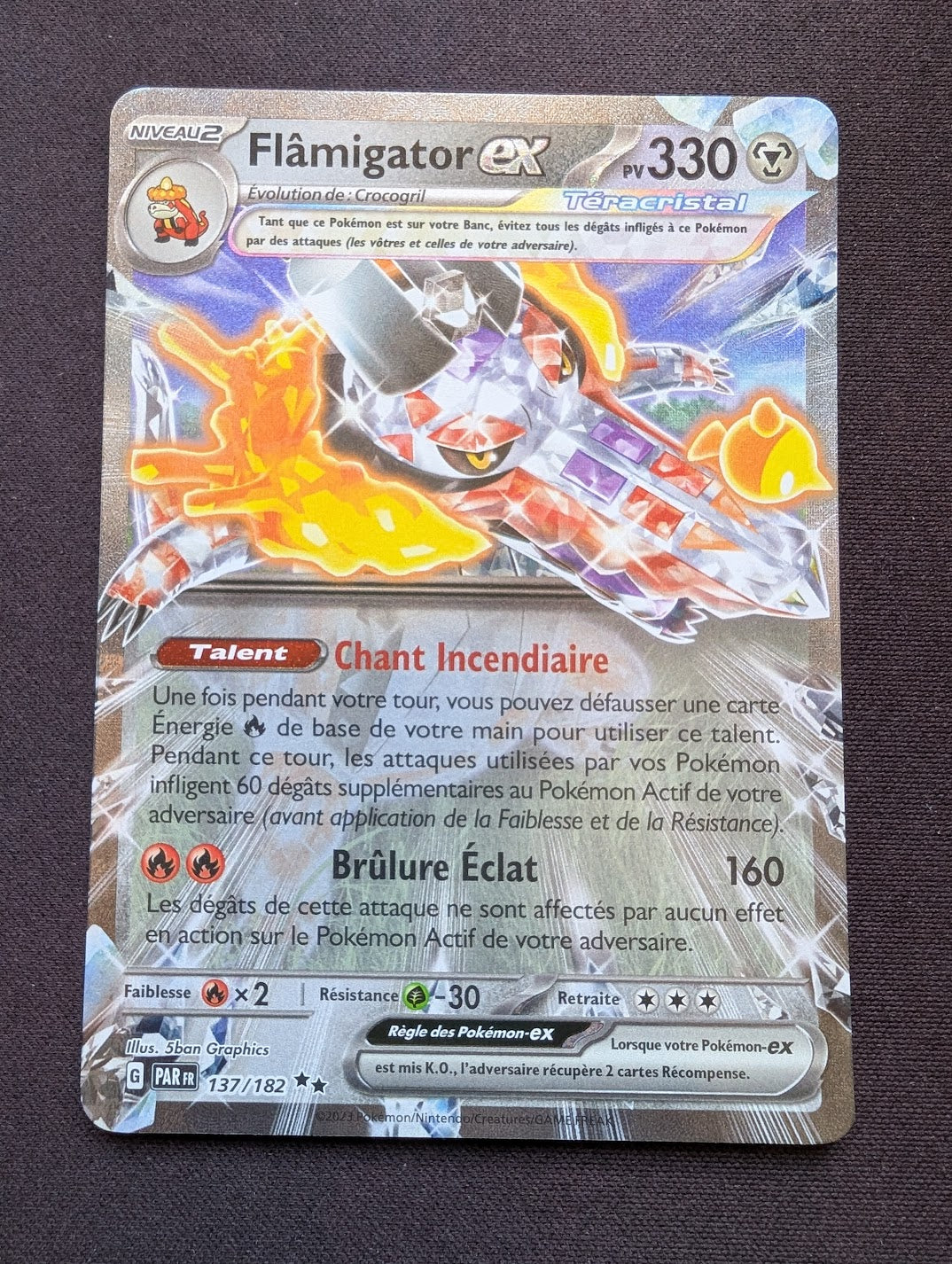 Flamigator ex 137/182 PAR #CL-93