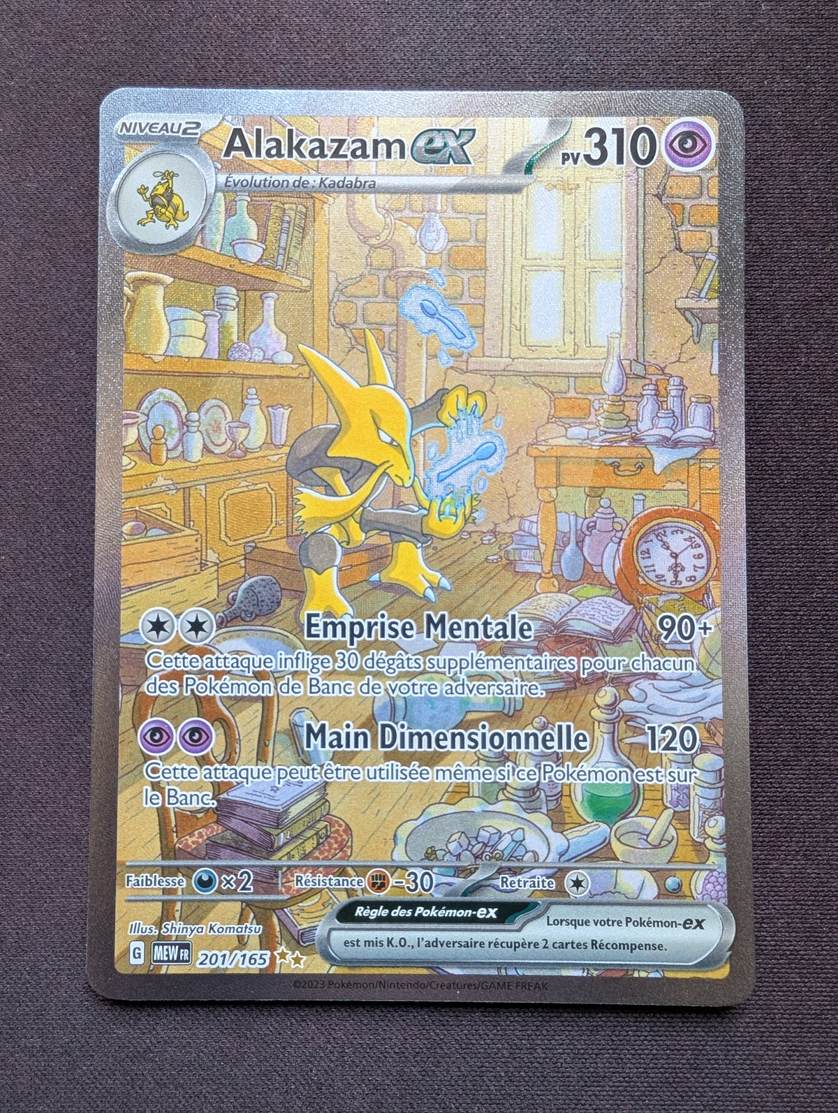 Alakazam ex 201/165 MEW #CL-336