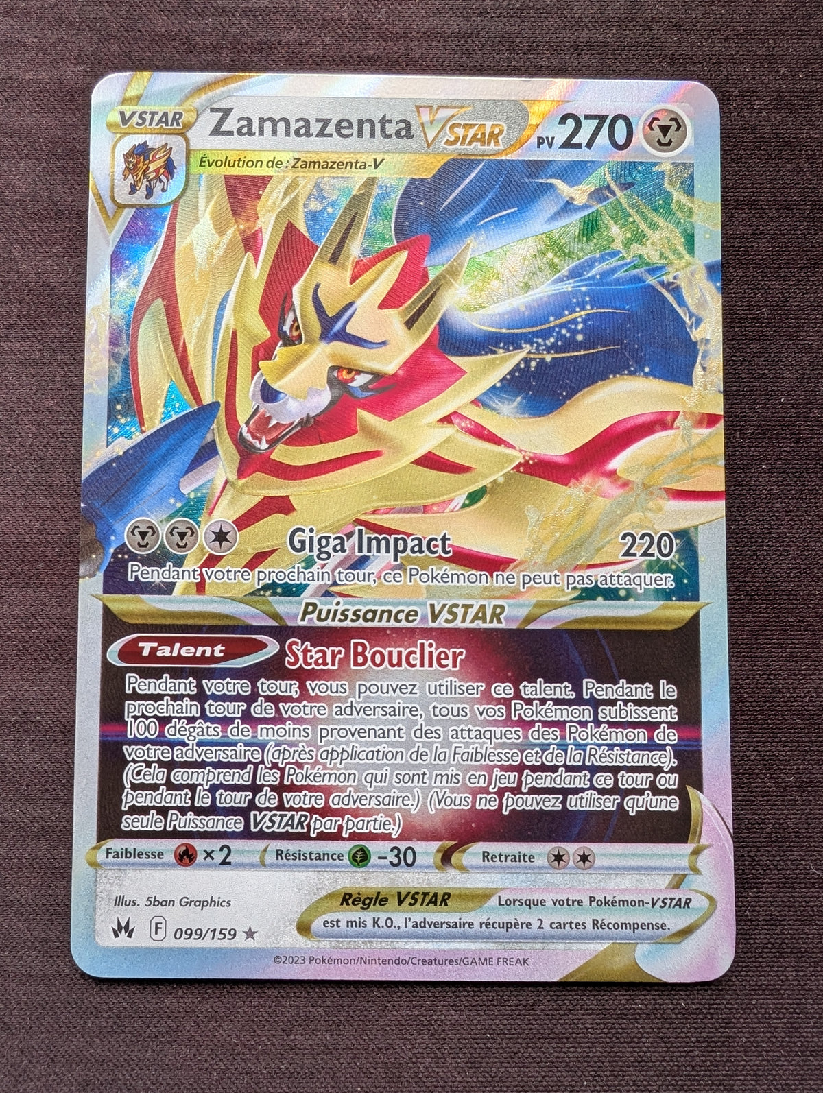 Zamazenta-VSTAR 099/159 #CL-B26