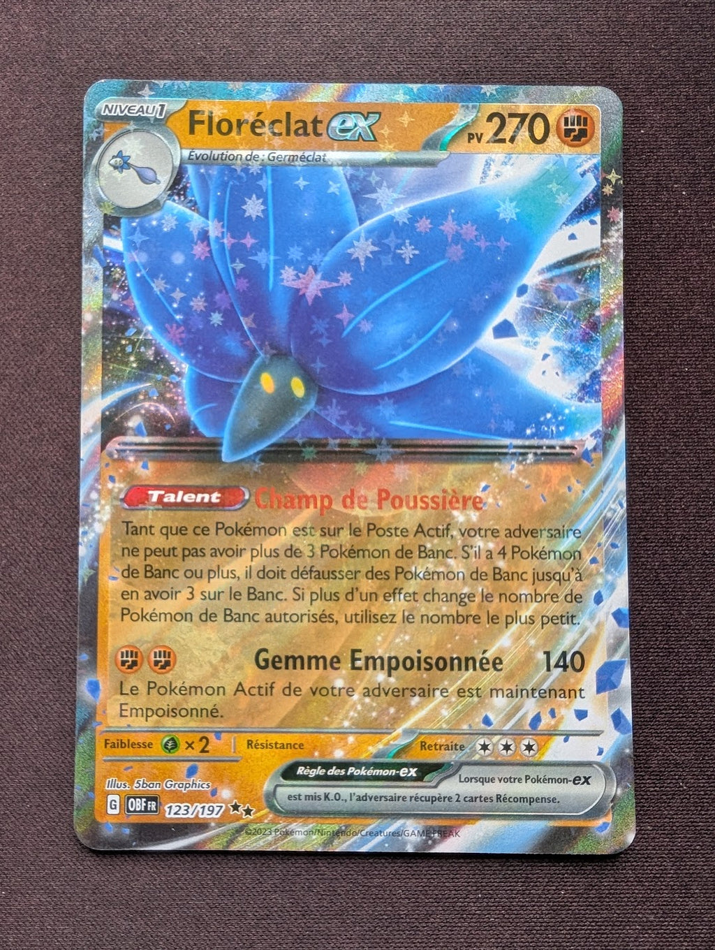 Floréclat ex 123/197 OBF #CL-100