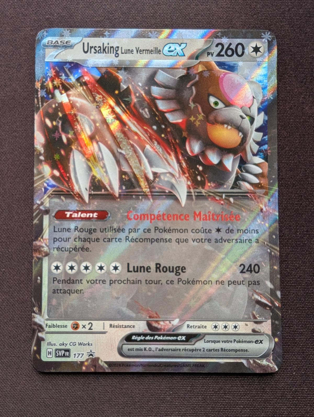 Ursaking Lune Vermeille ex 177 Promo SVP #CL-93