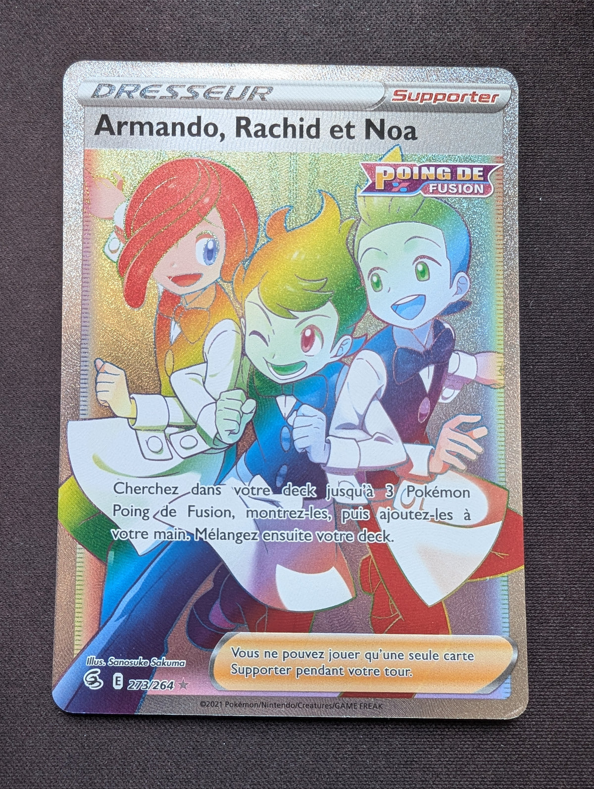 Armando, Rachid et Noa dresseur 273/264 #CL-192