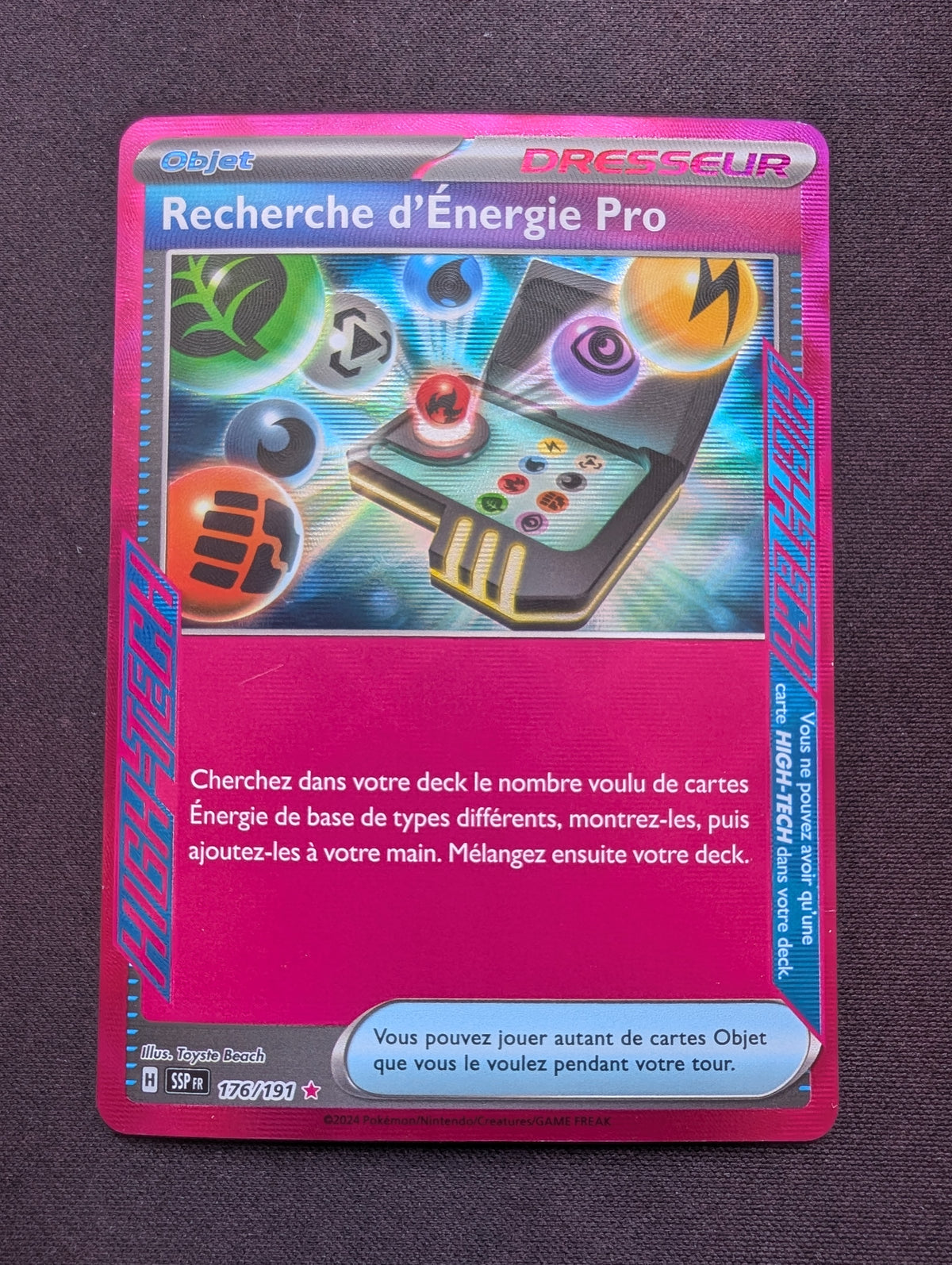 Recherche d'énergie Pro dresseur 176/191 SSP #CL-33-2