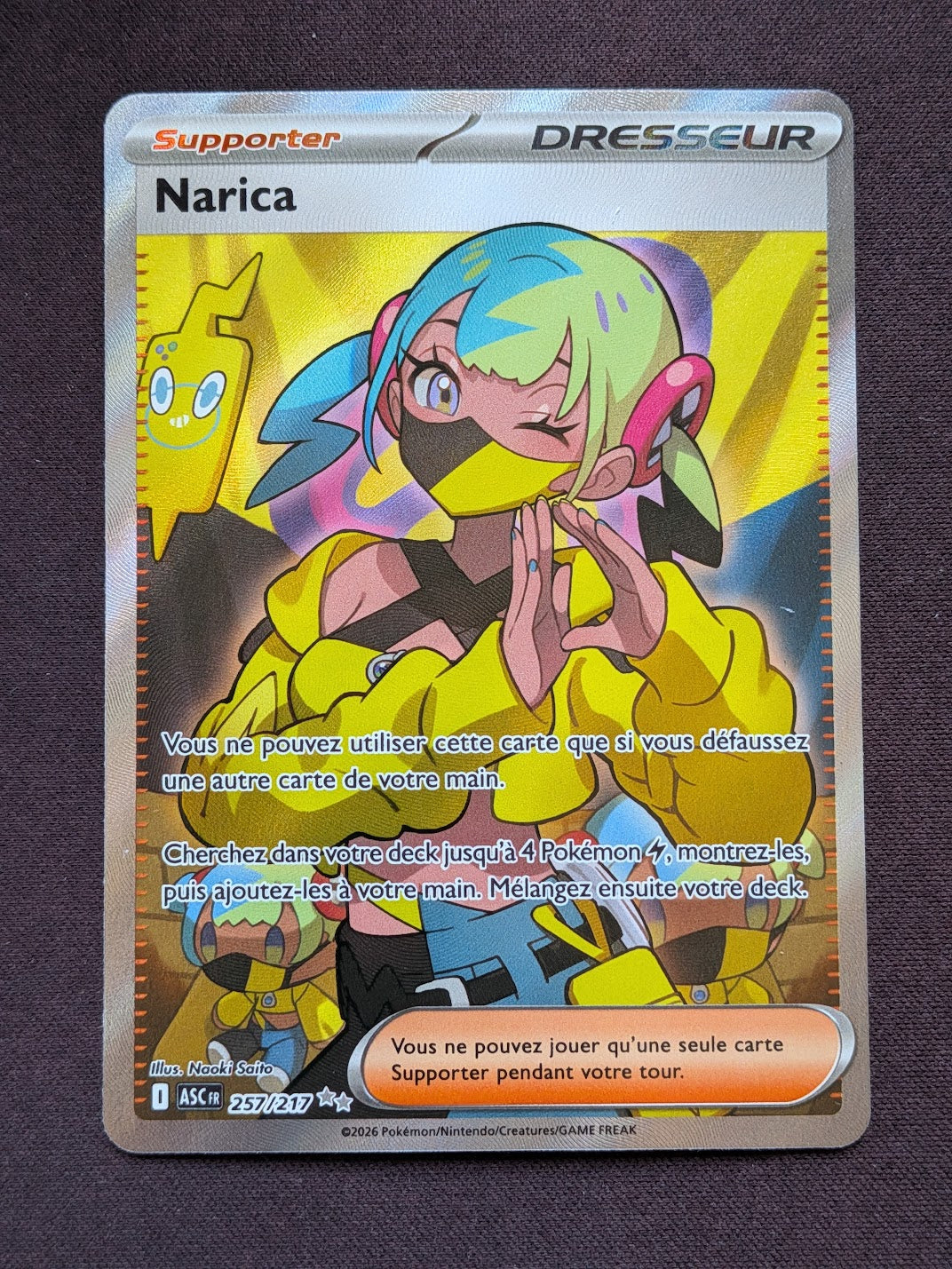 Narica dresseur 257/217 ASC #CL-E10