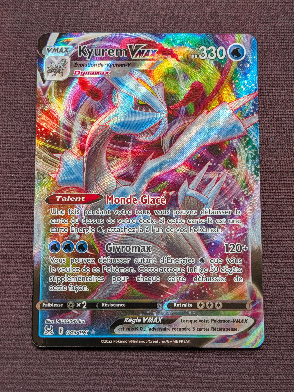 Kyurem-VMAX 049/196 #CL-A39