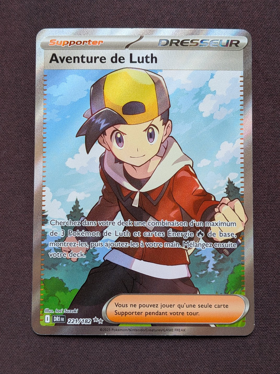 Aventure de Luth dresseur 221/182 DRI #CL-E13