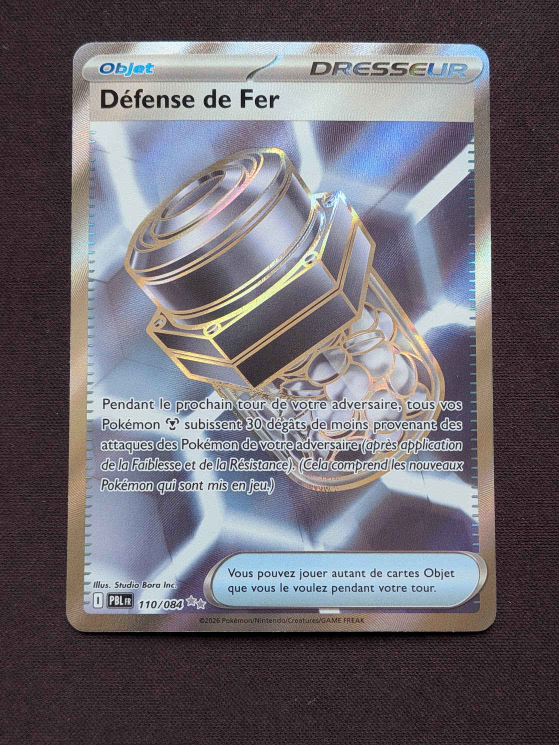 Défense de Fer dresseur 110/084 PBL #CL-A27