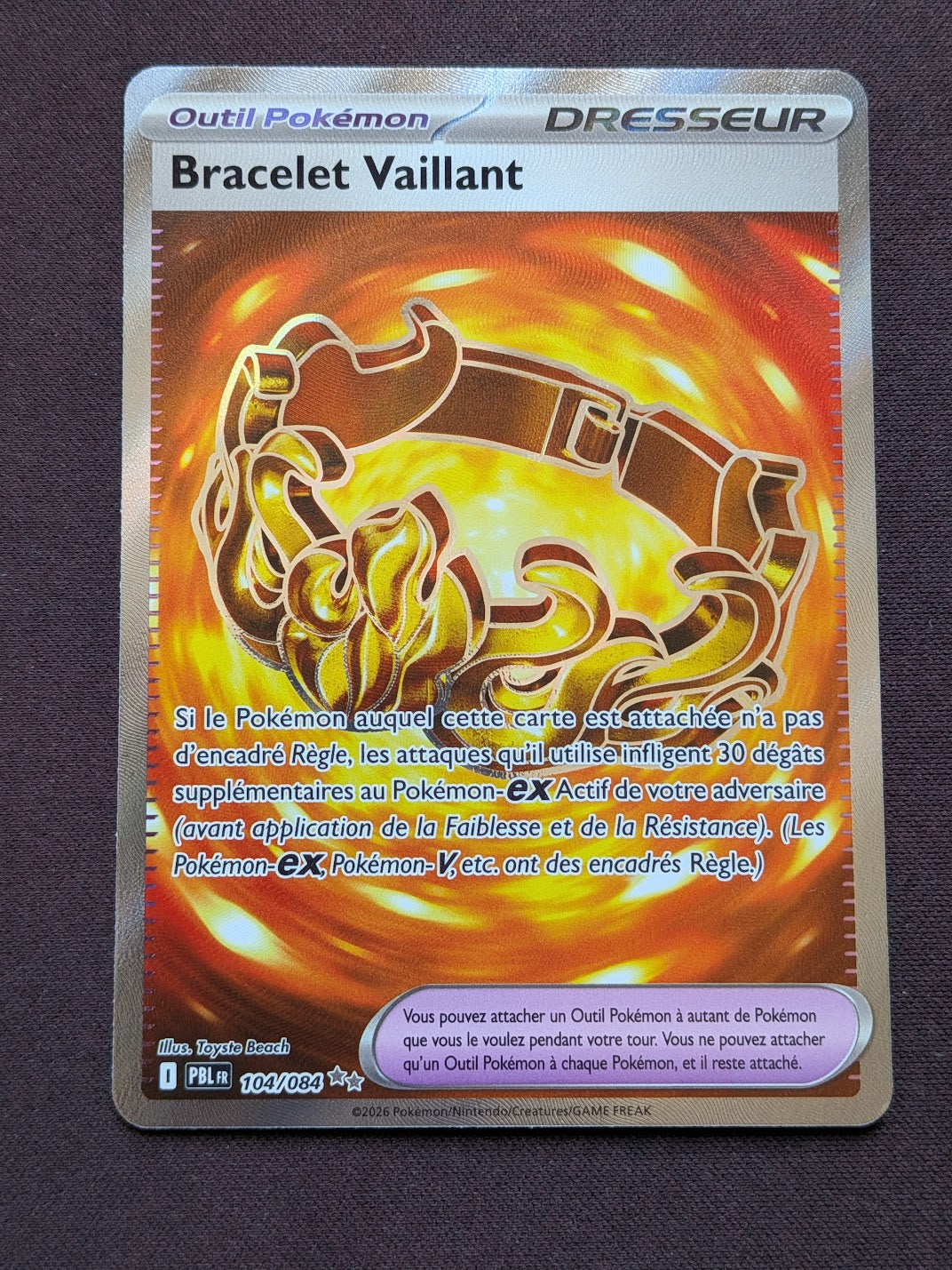 Bracelet Vaillant dresseur 104/084 PBL #CL-A34