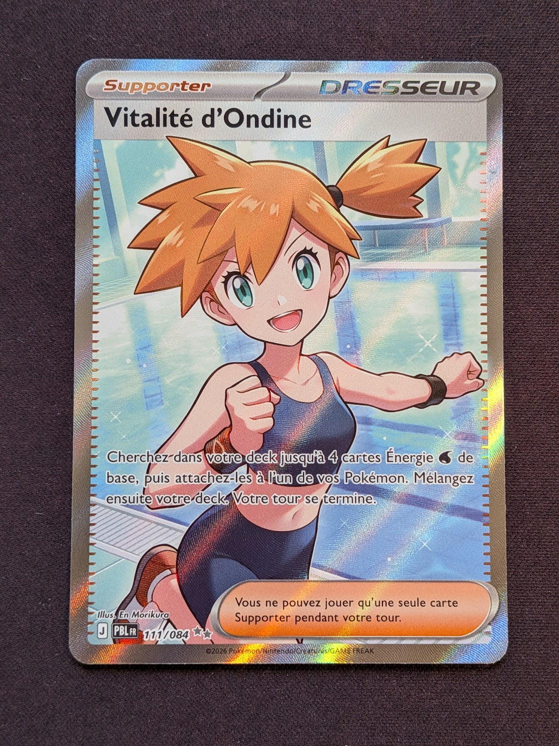 Vitalité d'Ondine dresseur 111/084 PBL #CL-A34