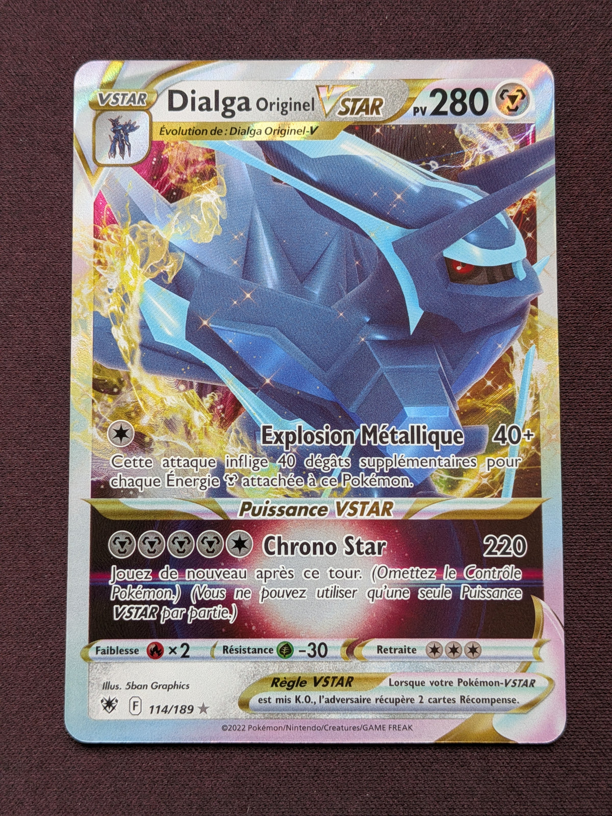 Dialga Originel-VSTAR 114/189 #CL-B28