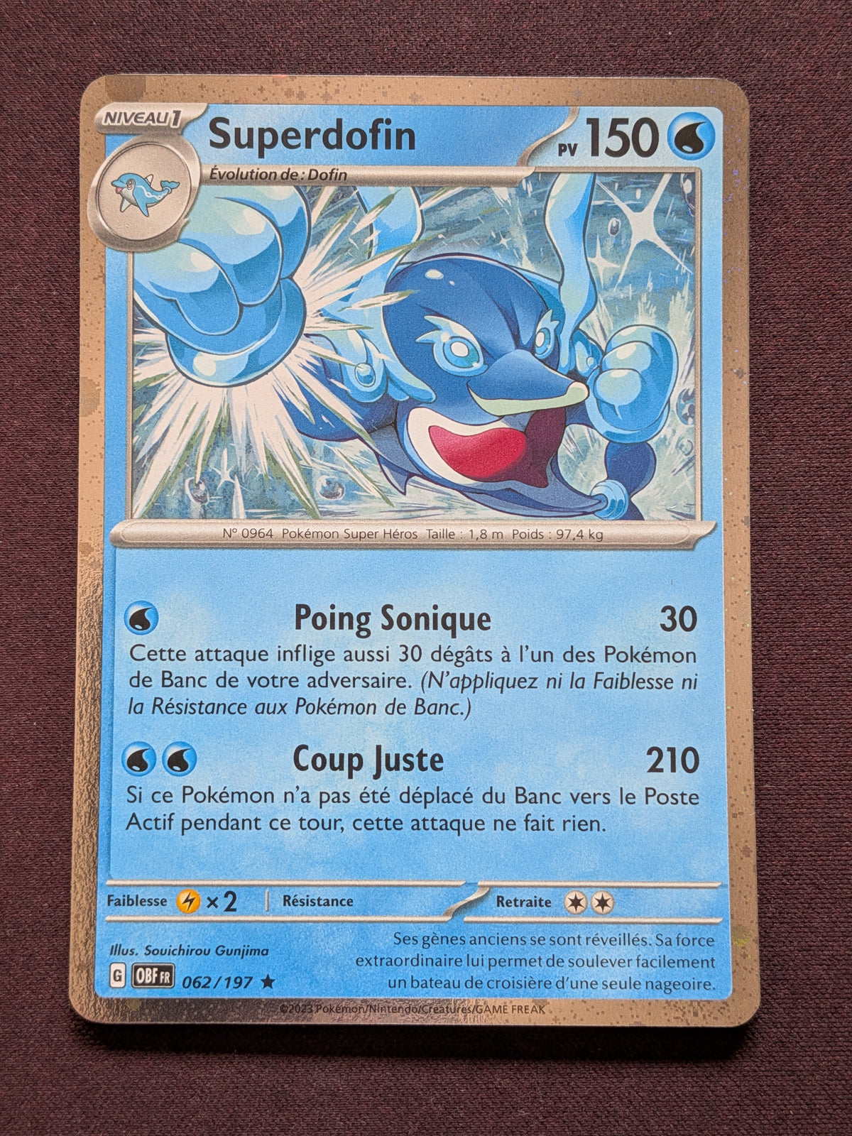 Superdofin Holo Cosmos 062/197 OBF #CL-175