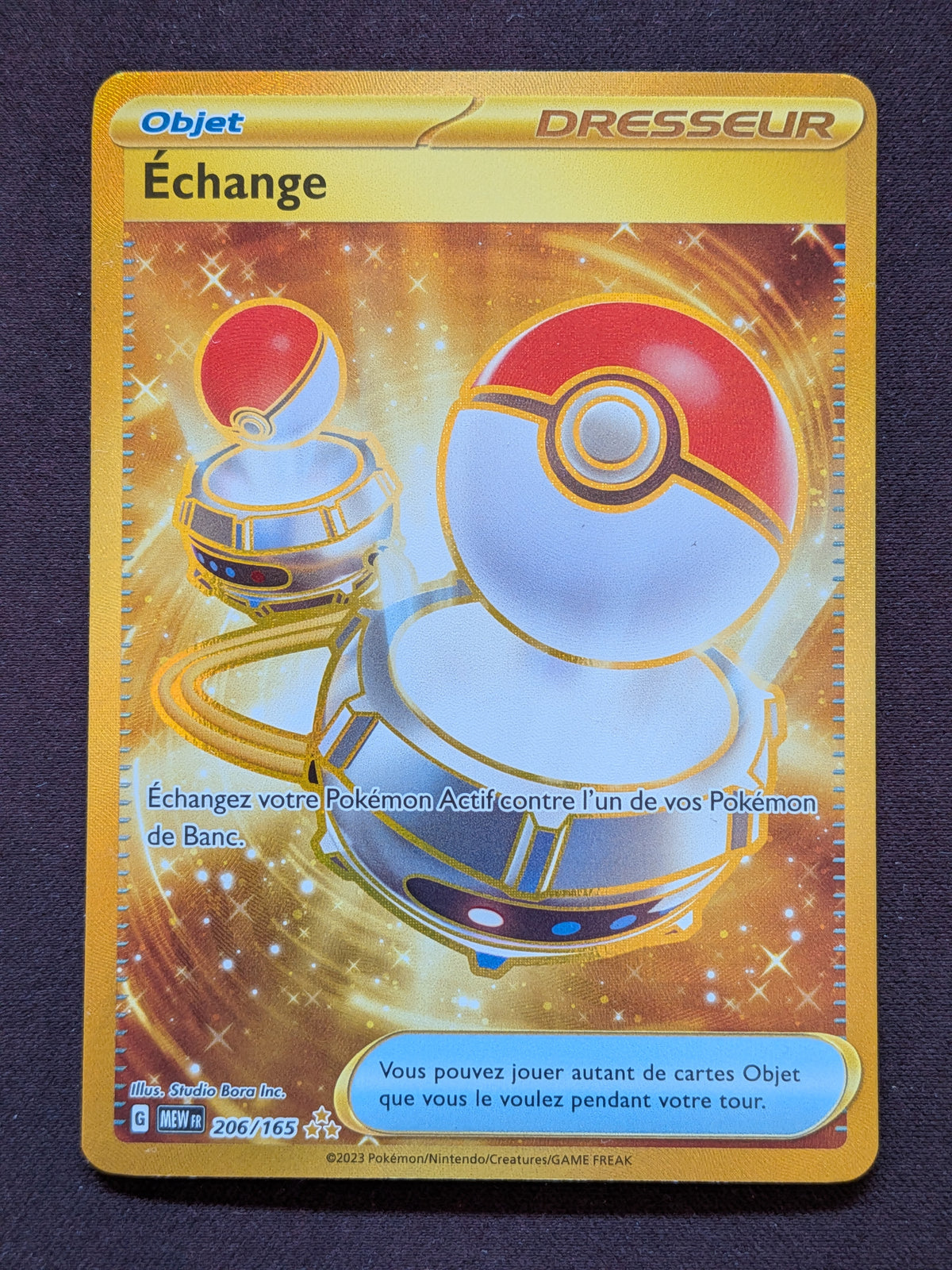 Echange dresseur 206/165 MEW #CL-86