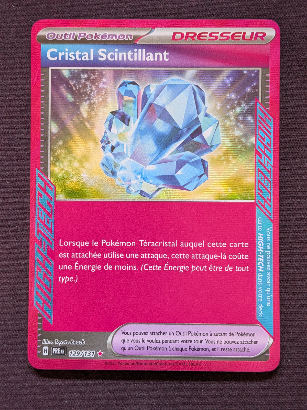 Cristal Scintillant dresseur 129/131 PRE #CL-93