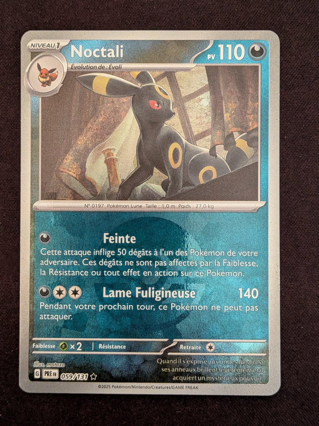 Noctali reverse Pokéball 059/131 PRE #CL-A17