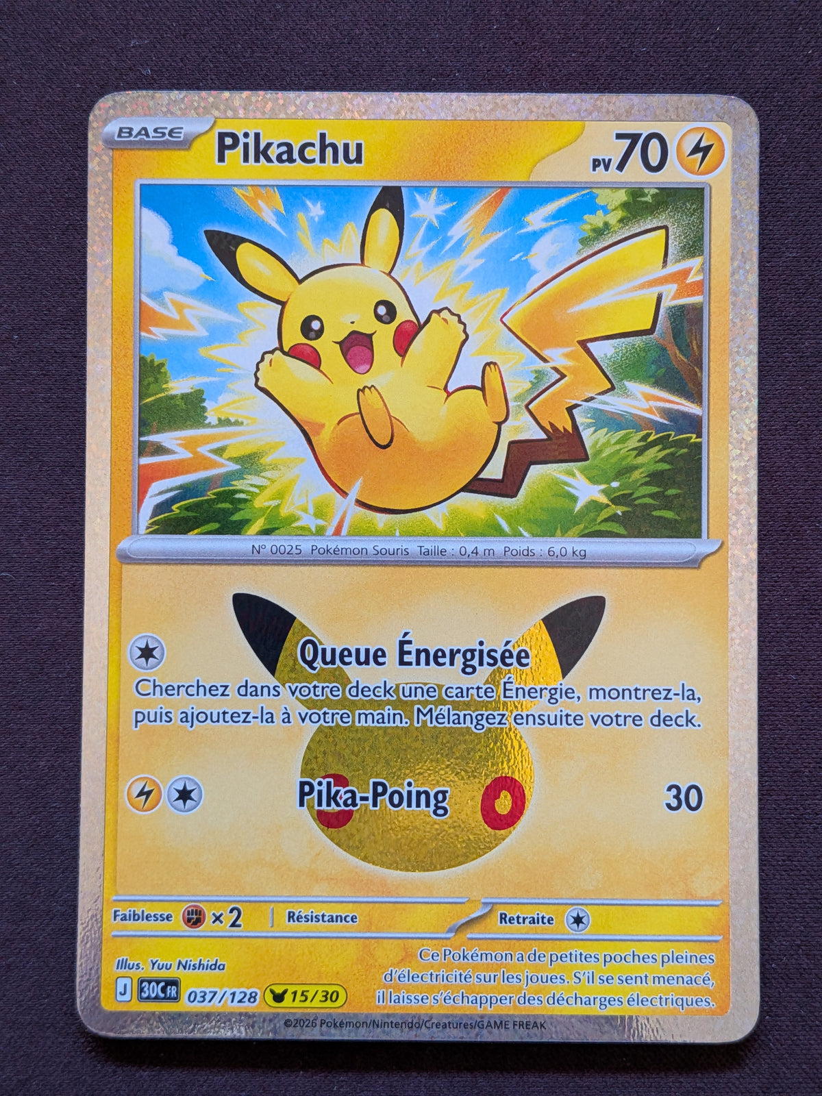 Pikachu 15 037/128 30C #CL-B35