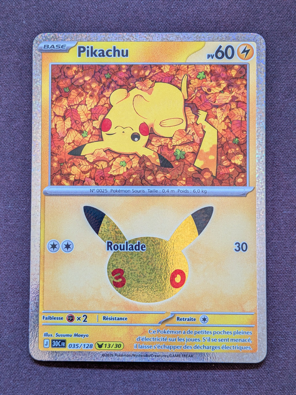Pikachu 13 035/128 30C #CL-C9