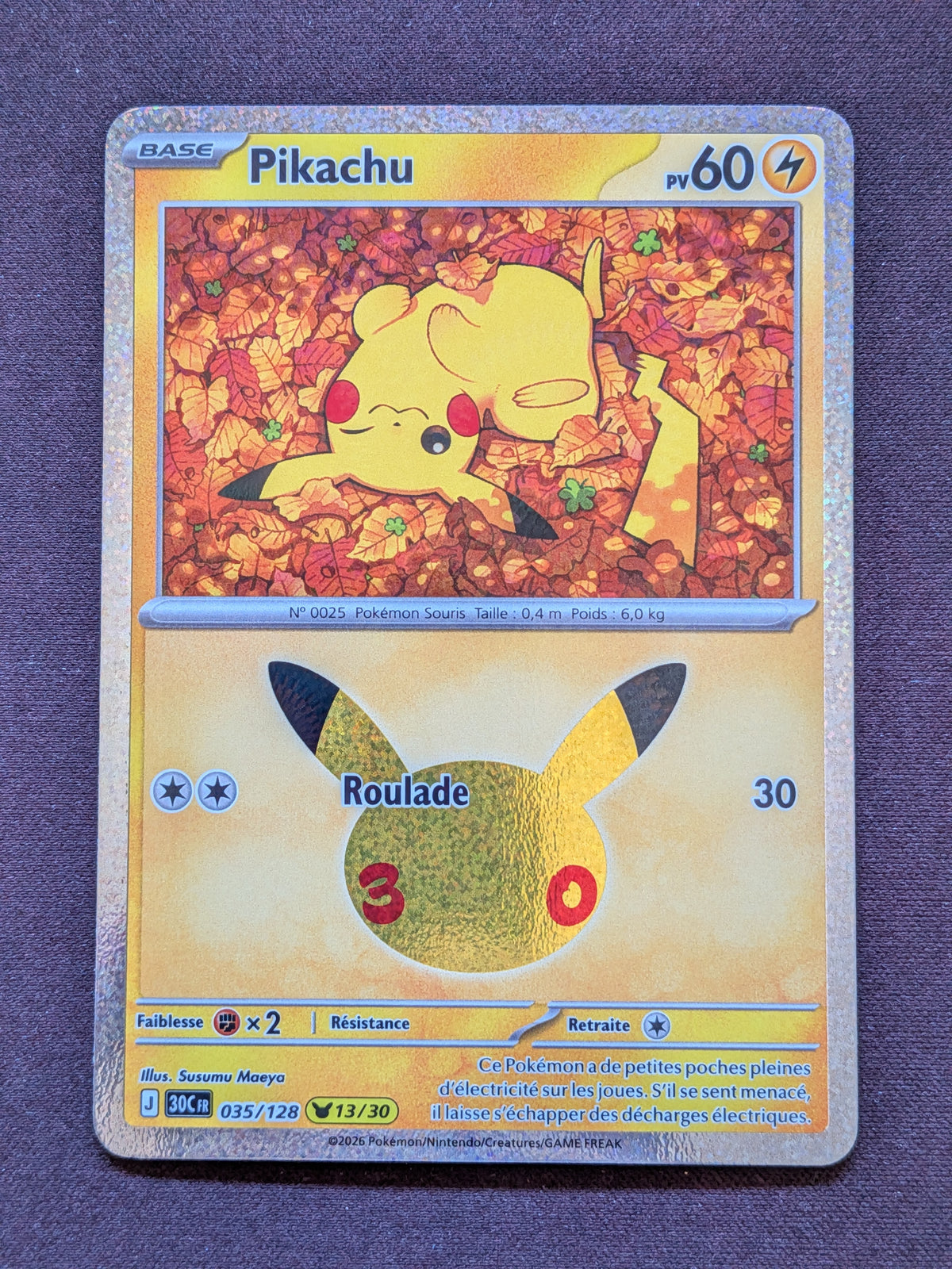 Pikachu 13 035/128 30C #CL-C9