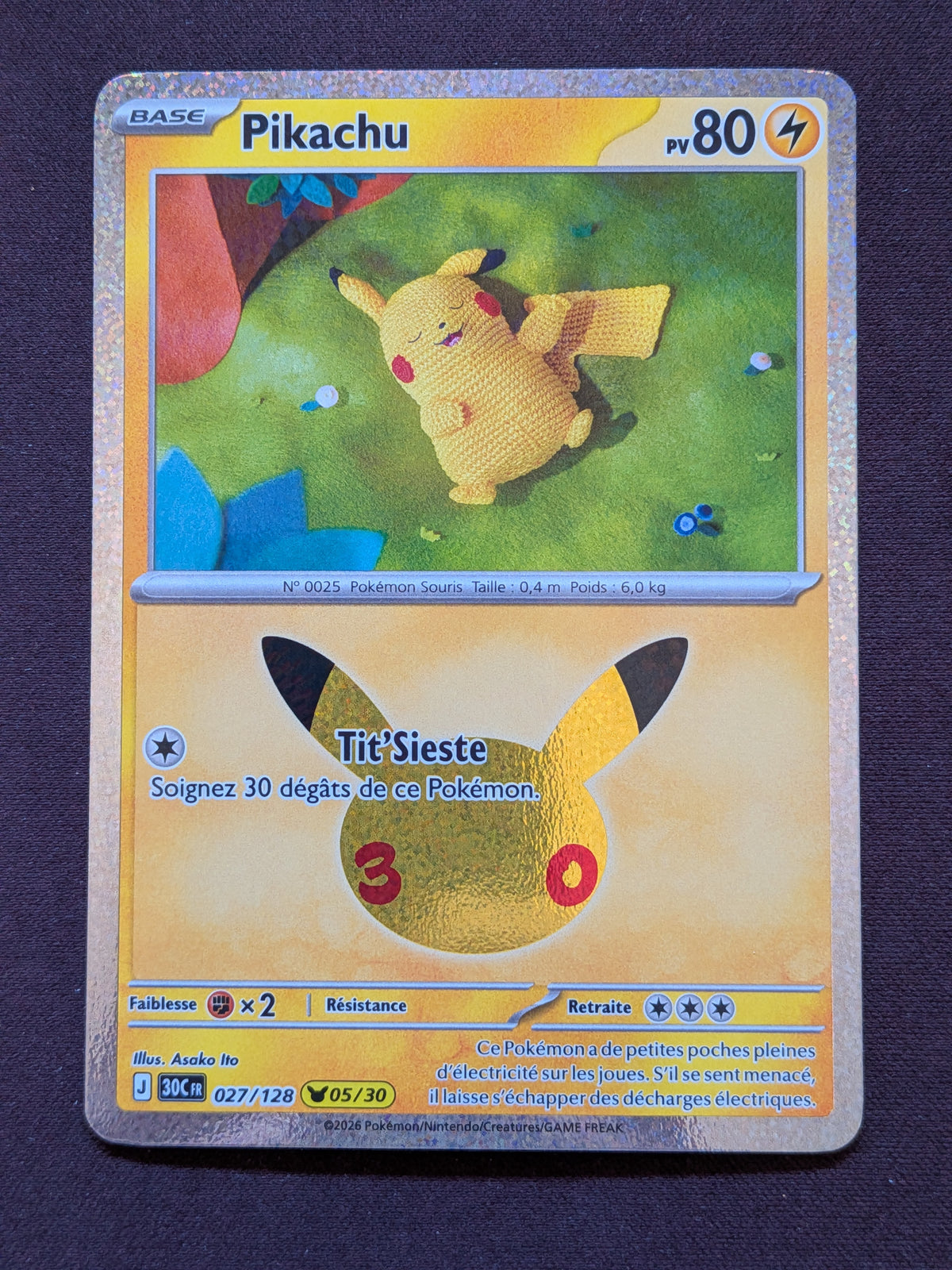 Pikachu 05 027/128 30C #CL-C36