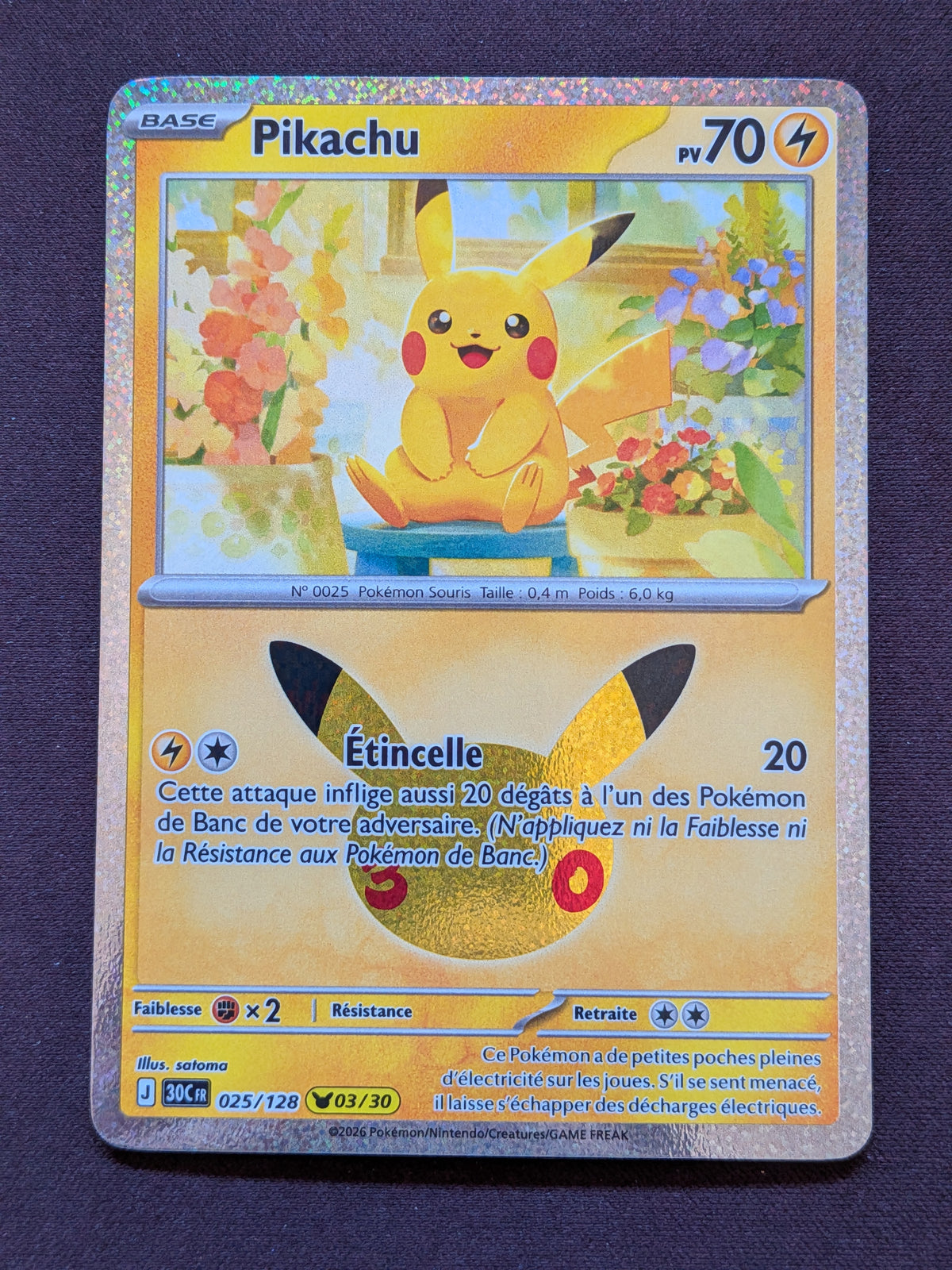 Pikachu 03 025/128 30C #CL-51