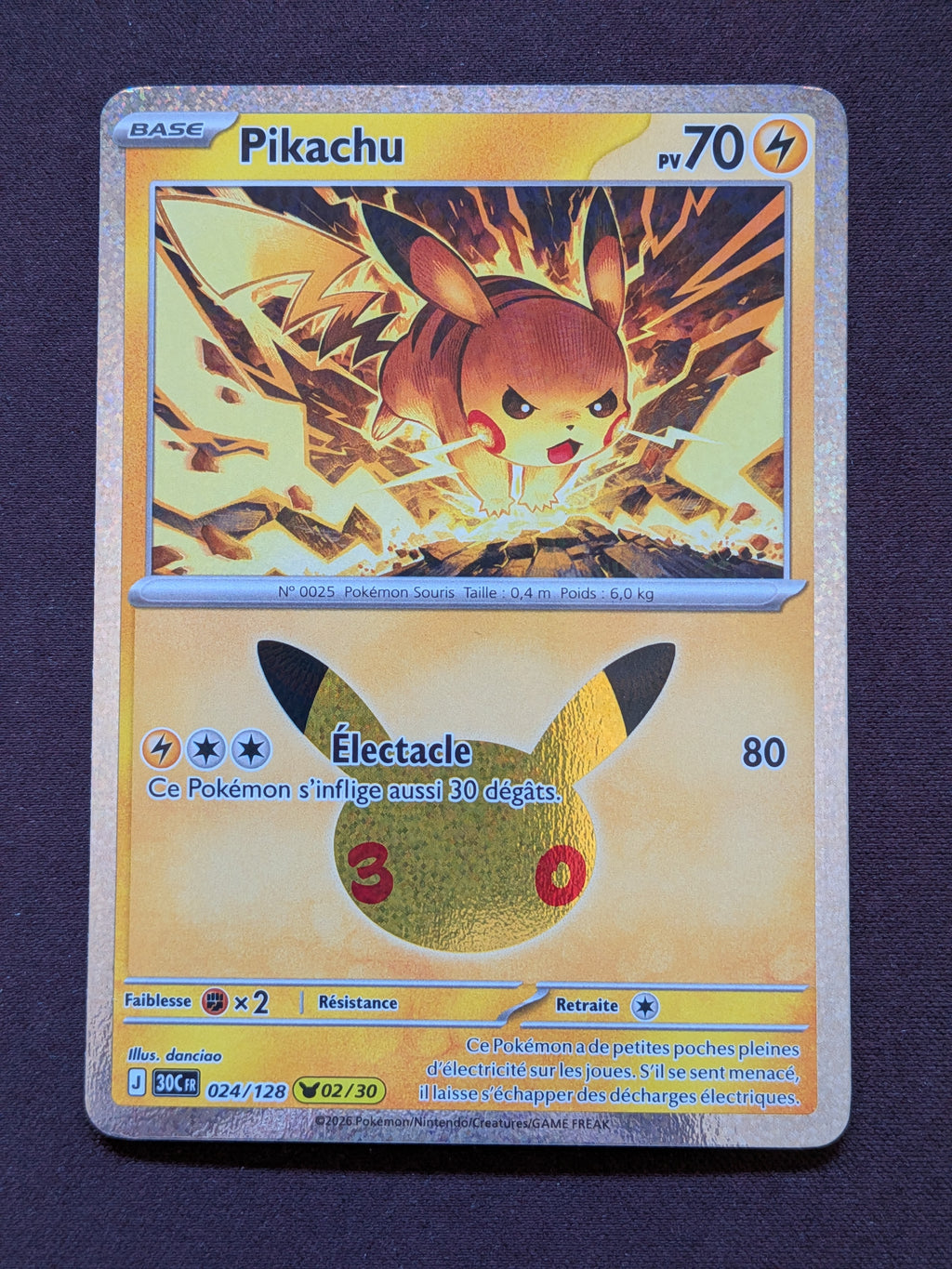 Pikachu 02 024/128 30C #CL-47