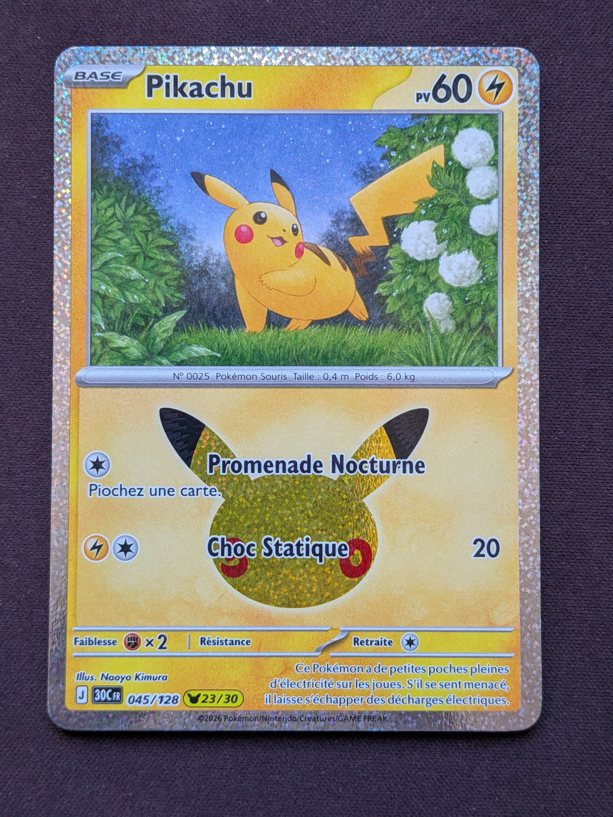 Pikachu 23 045/128 30C #CL-A30