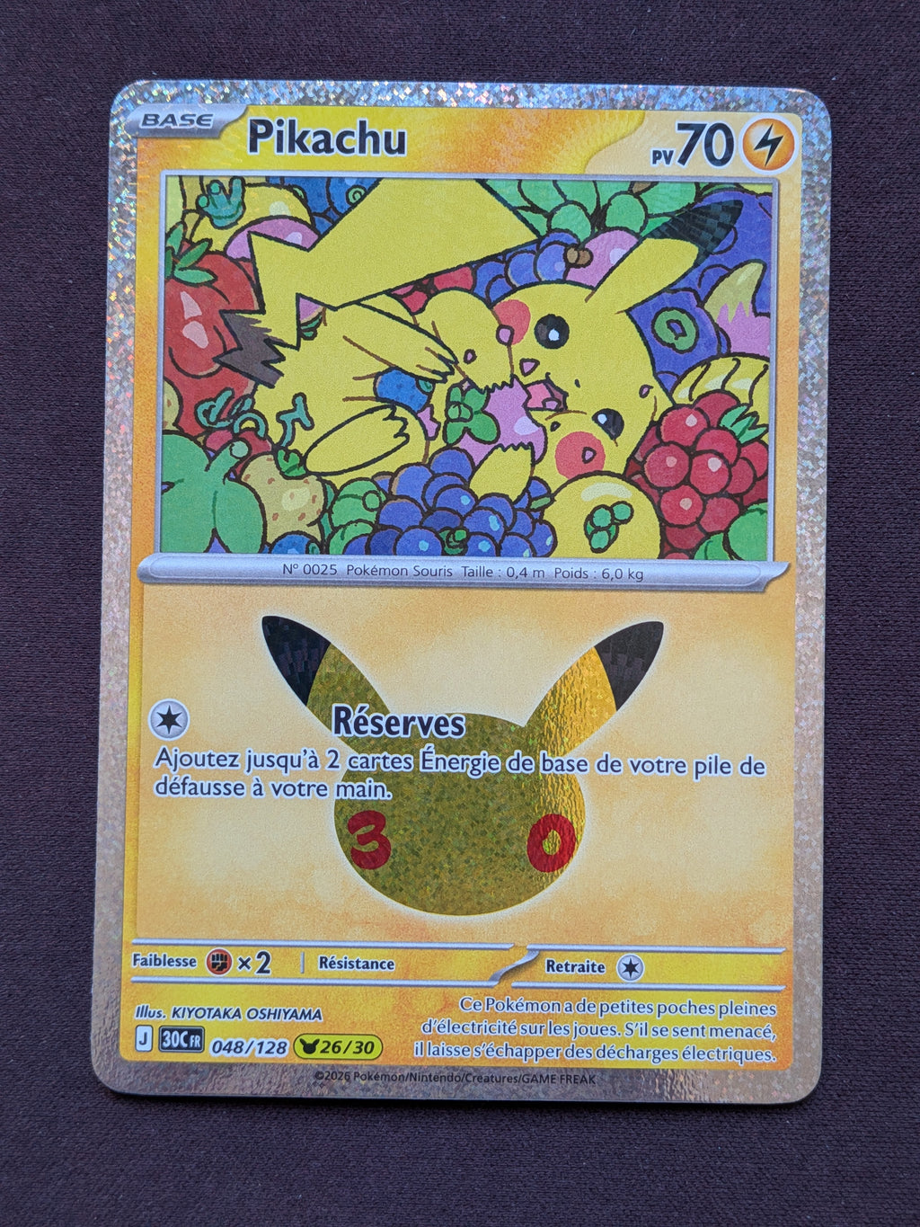 Pikachu 26 048/128 30C #CL-B35