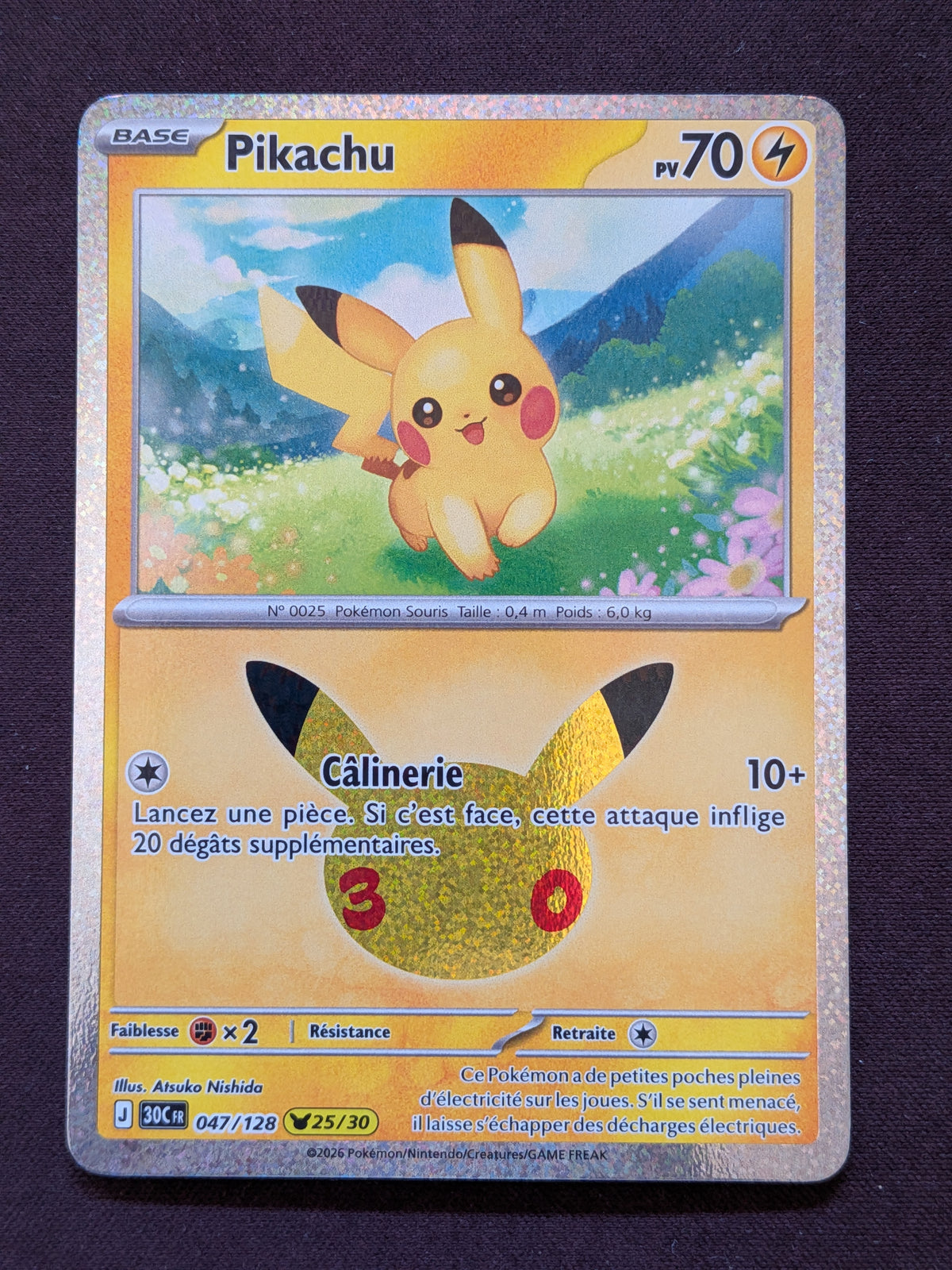 Pikachu 25 047/128 30C #CL-C36