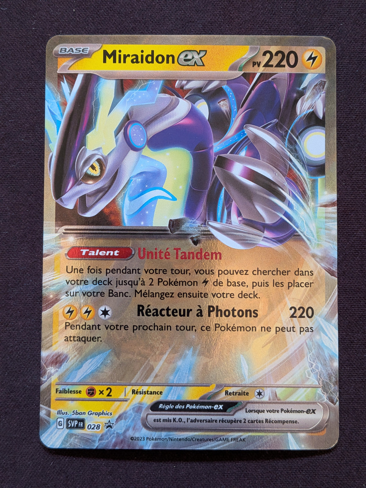 Miraidon ex 028 Promo SVP #CL-A24