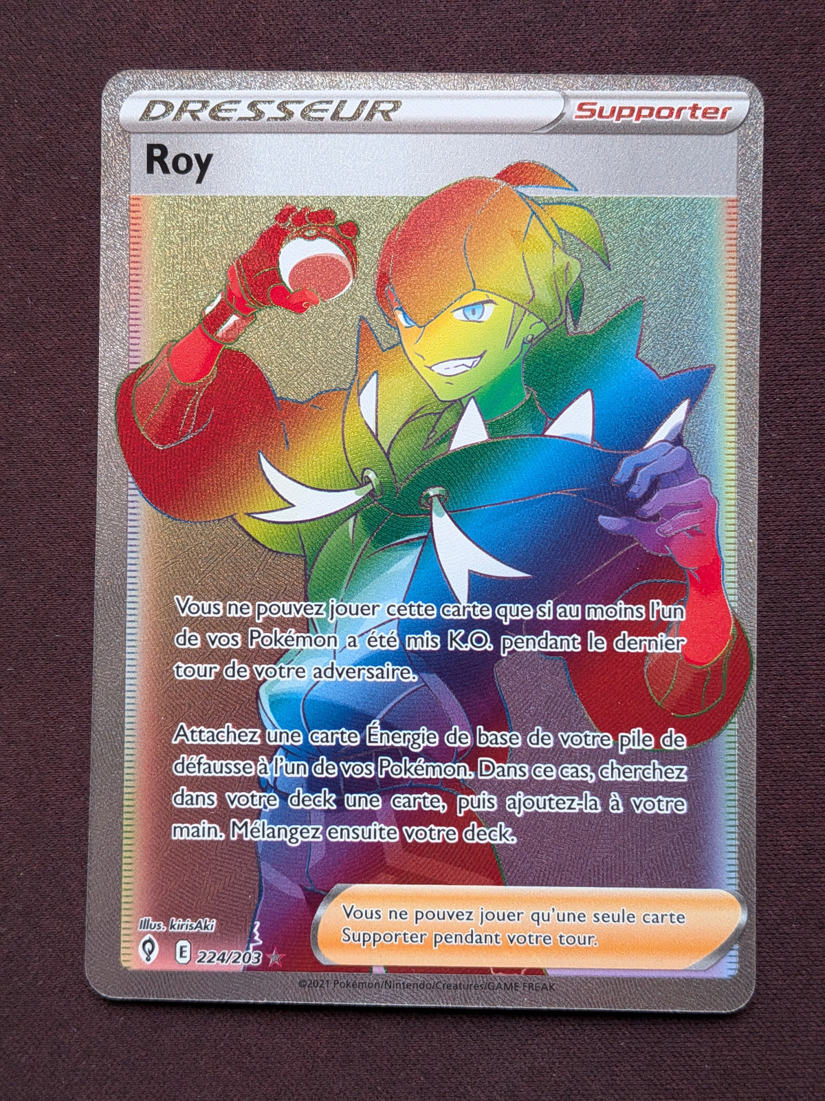 Roy dresseur 224/203 #CL-A32