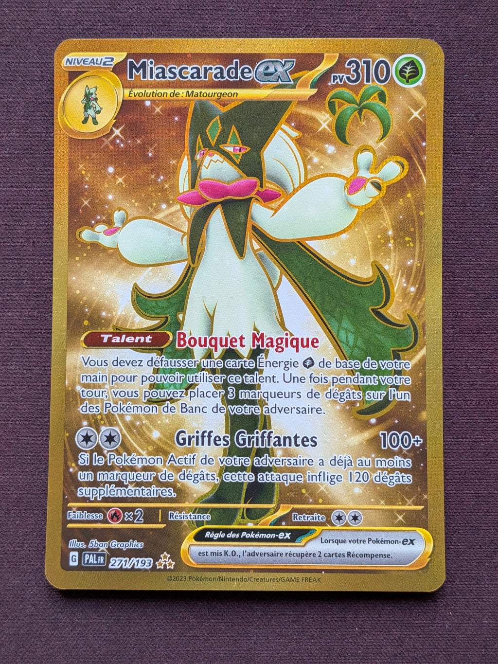 Miascarade ex 271/193 PAL #CL-A38