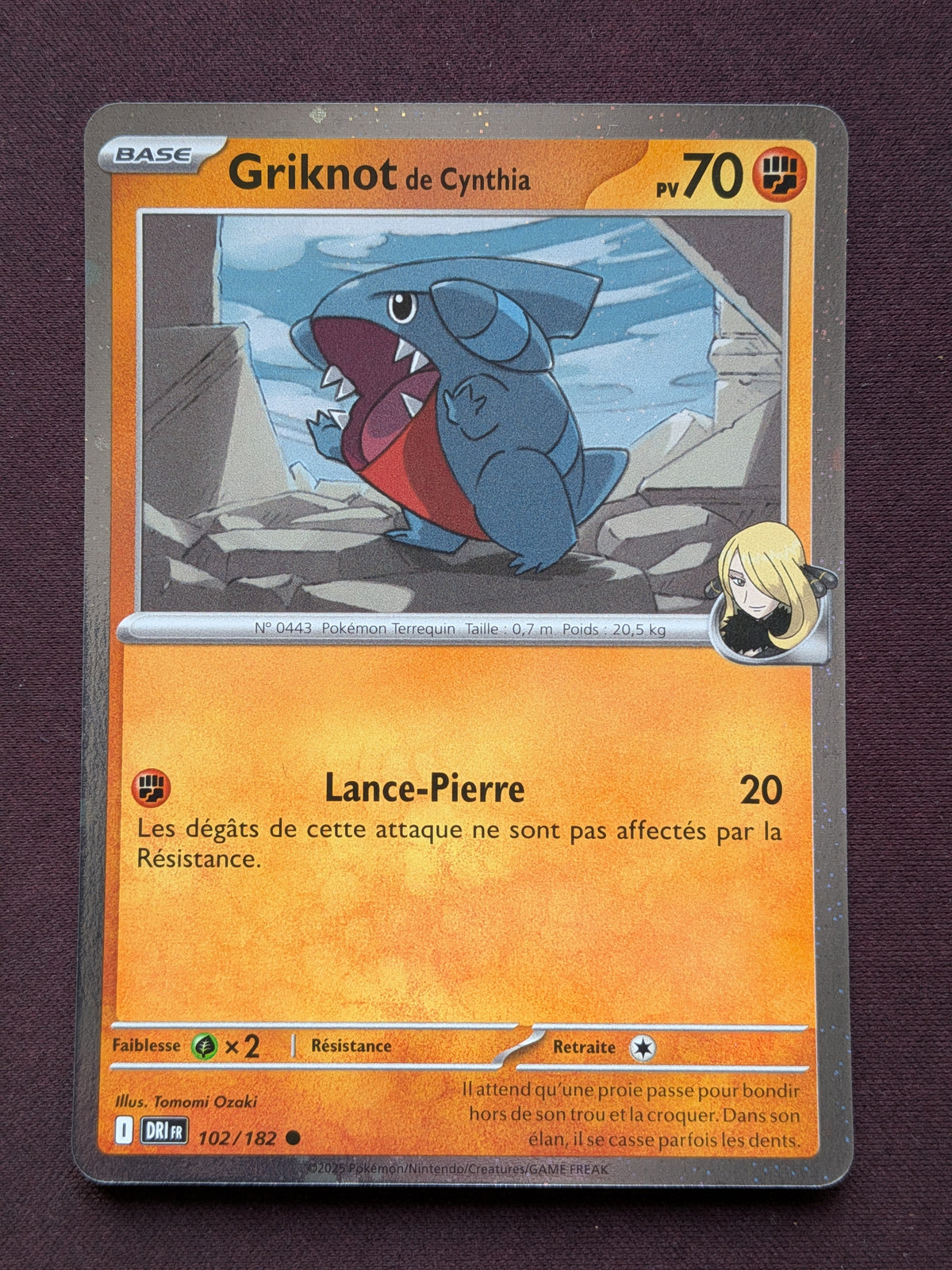 Griknot de Cynthia Holo Cosmos 102/182 DRI #CL-A38