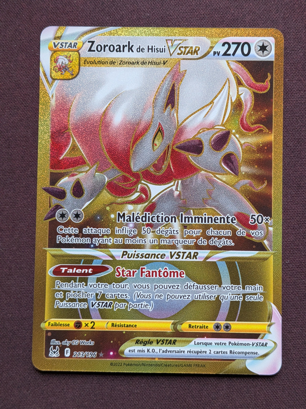 Zoroark de Hisui-VSTAR 213/196 #CL-B28