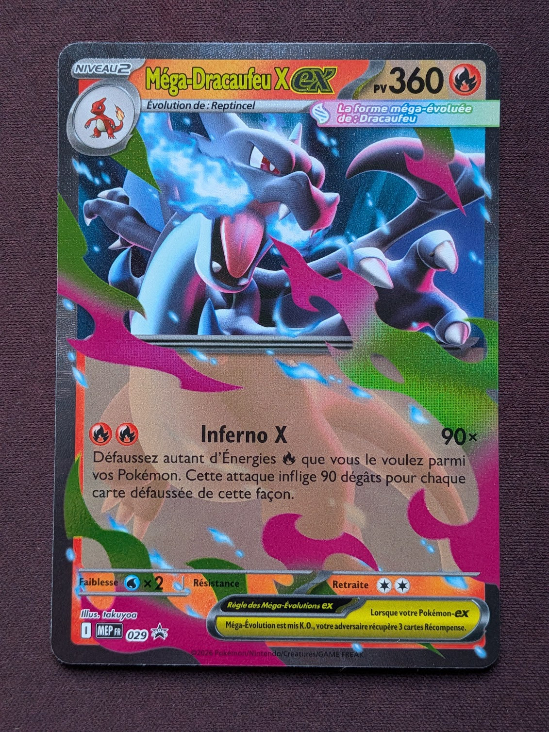 Méga-Dracaufeu X ex 029 Promo MEP #CL-B19