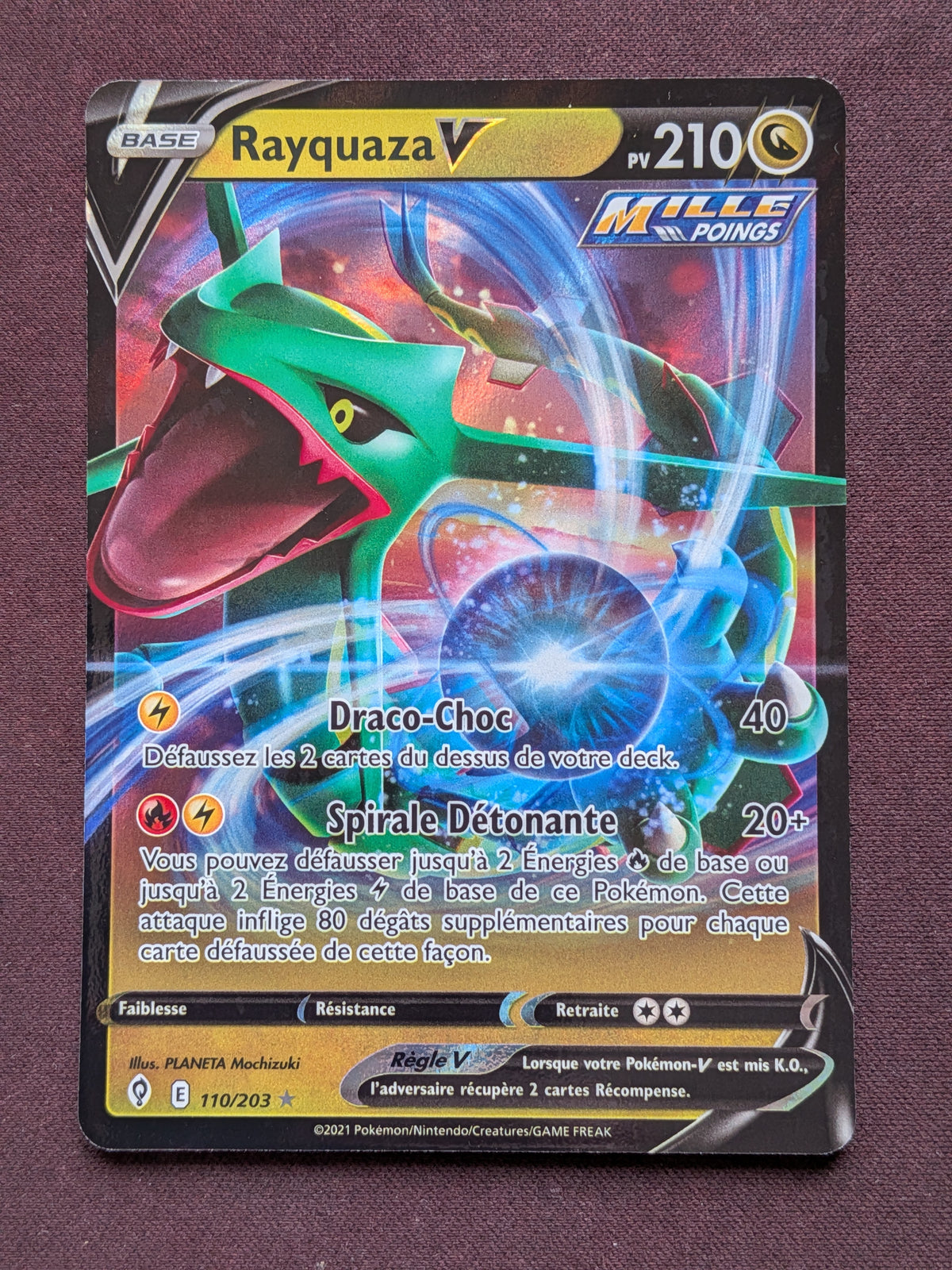 Rayquaza-V 110/203 #CL-E43