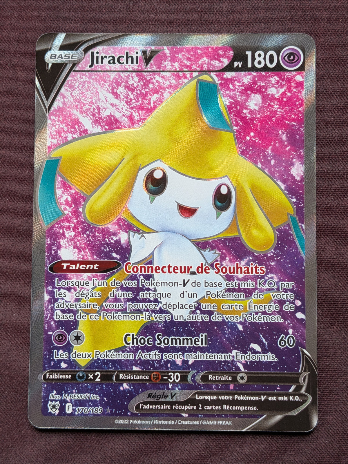 Jirachi-V 170/189 #CL-B8